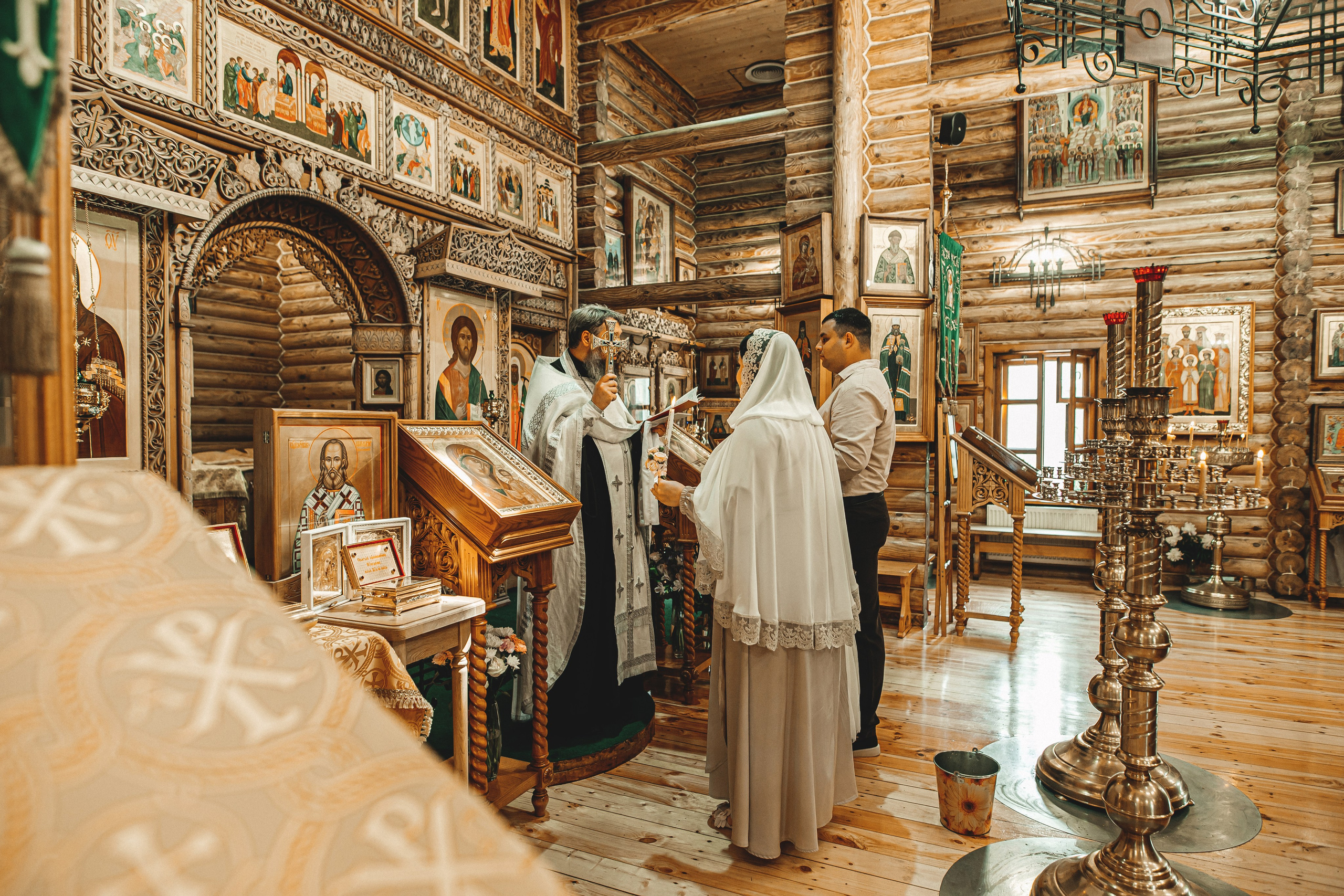 Таинство Венчания Георгия и Яны. Фотограф Таинств Крещения и Венчания в г. Курске