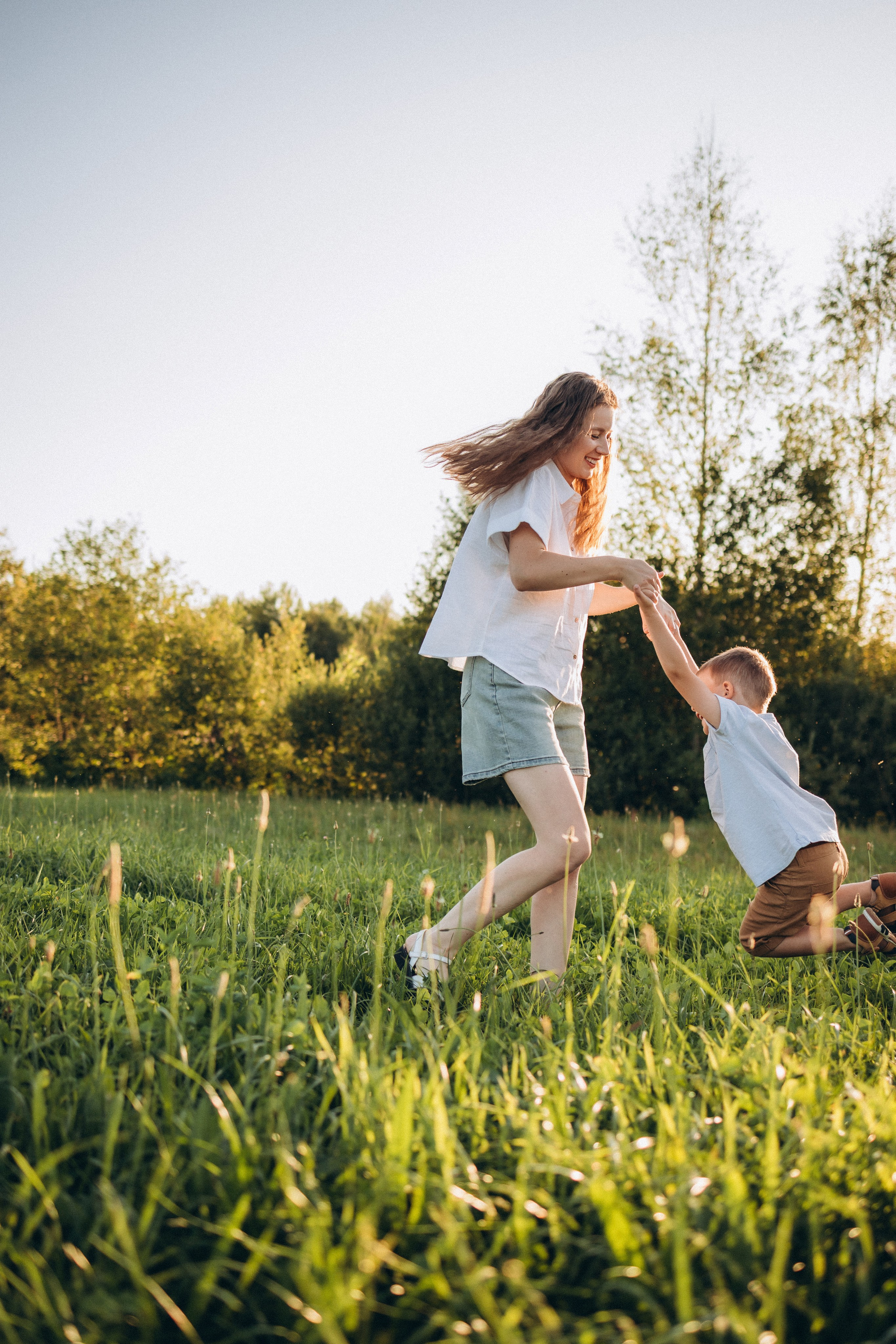 Ксюша, Вадим, Кирюша и Маша. Фотограф Елена Рябцева