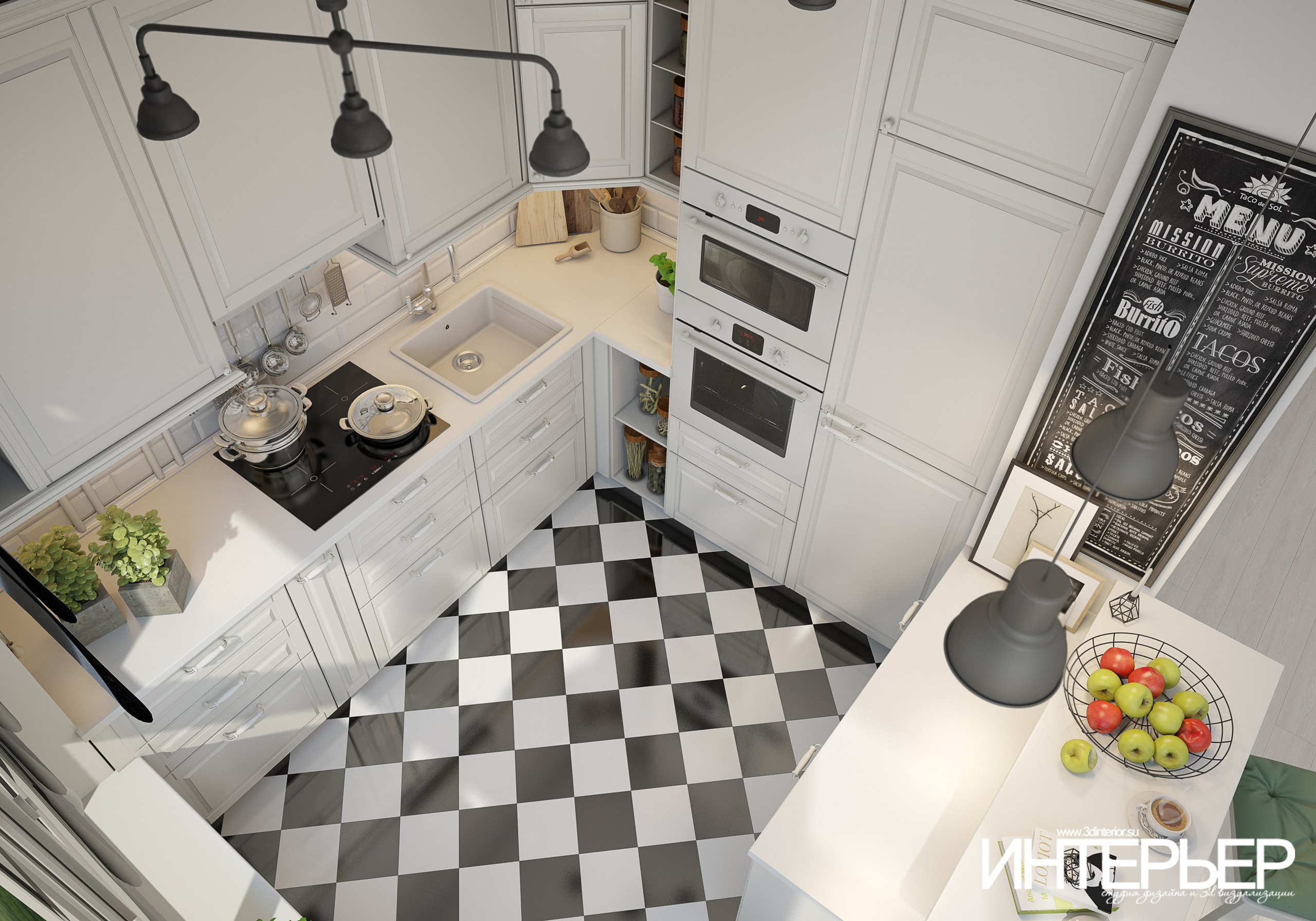 Портфолио. Дизайн интерьера, 3D визуализация и 3D моделирование. Создание проектов и чертежей. КМВ: Кисловодск, Пятигорск, Ессентуки и удаленно