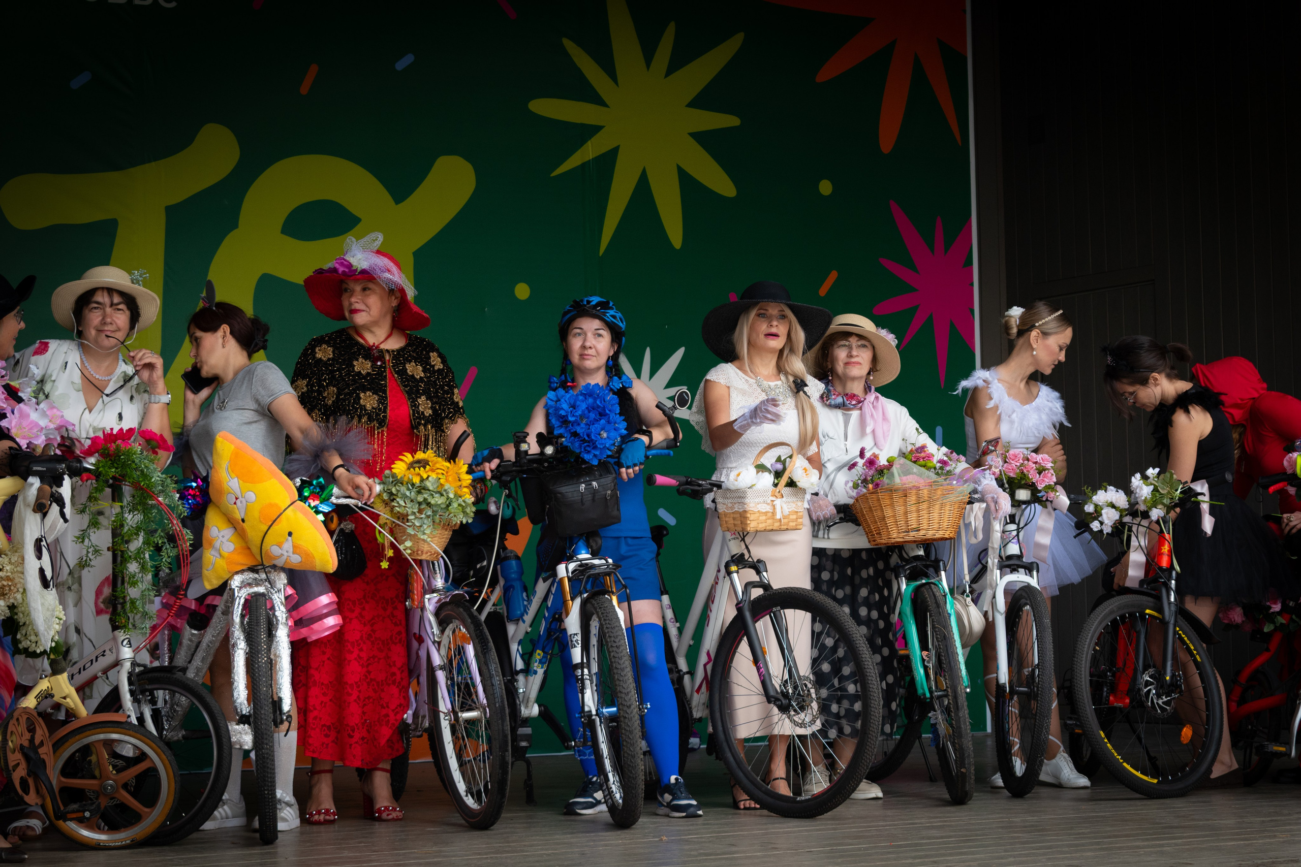 «Леди на велосипеде» — велопробег по г. Жуковскому 2025. Репортажный фотограф Сыбер Мартти