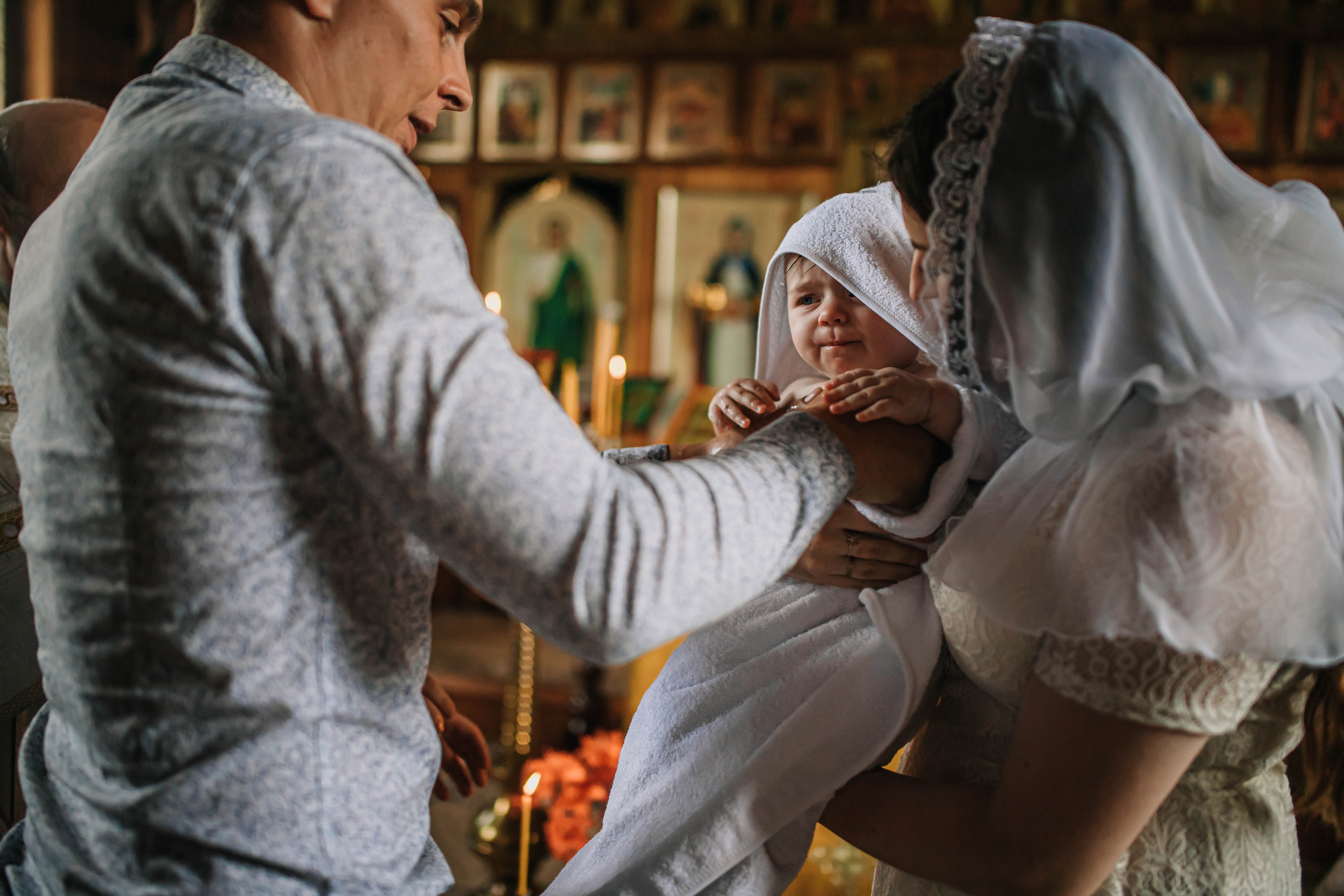 Крещение Мирославы. Фотограф Дарья Маташкова