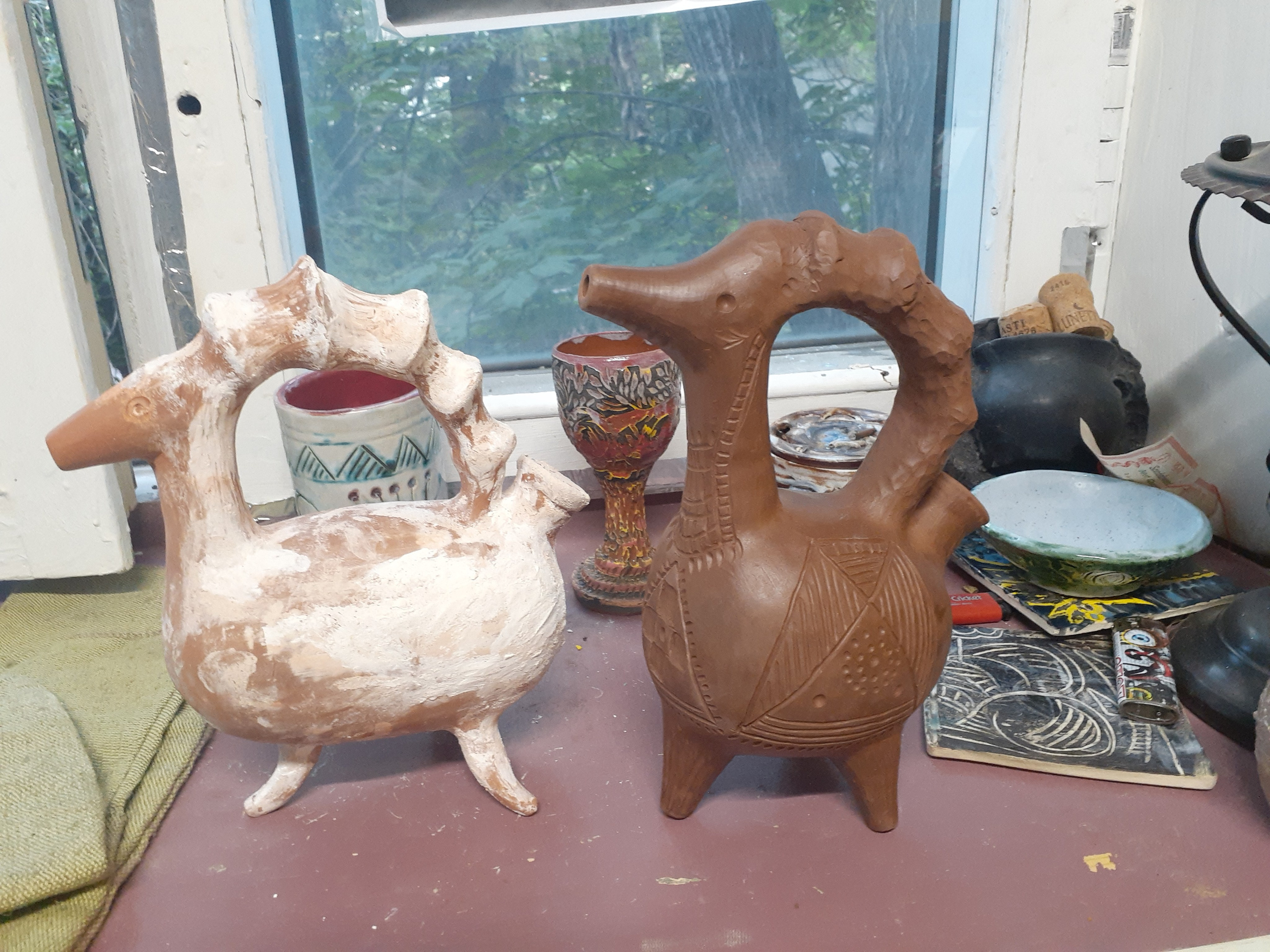 Что остается за кадром, или процесс работы керамиста. Керамика с историей. Елена Рогалёва