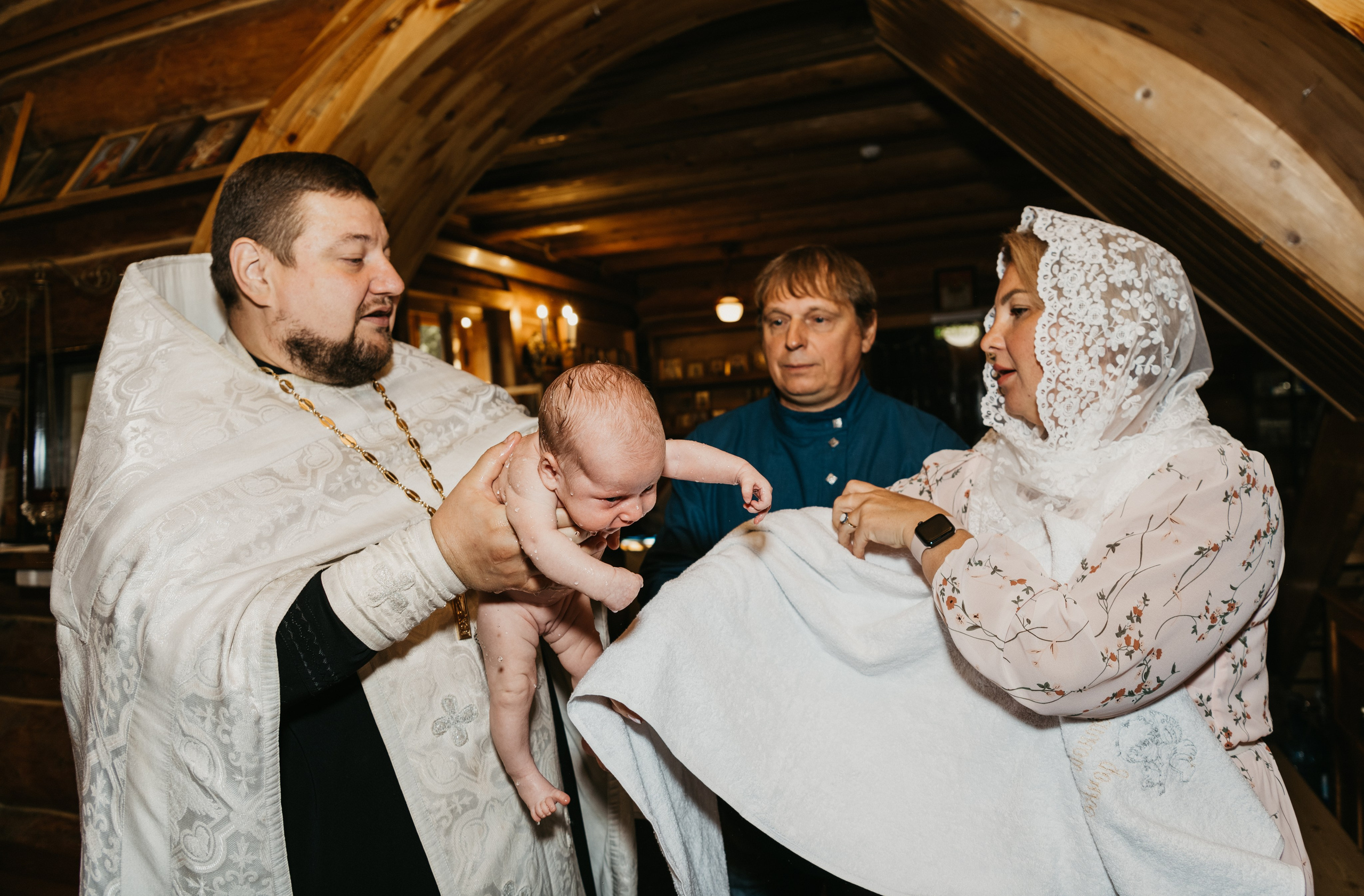 Крещение Елизаветы. Фотограф на выписку из роддома в Москве и МО