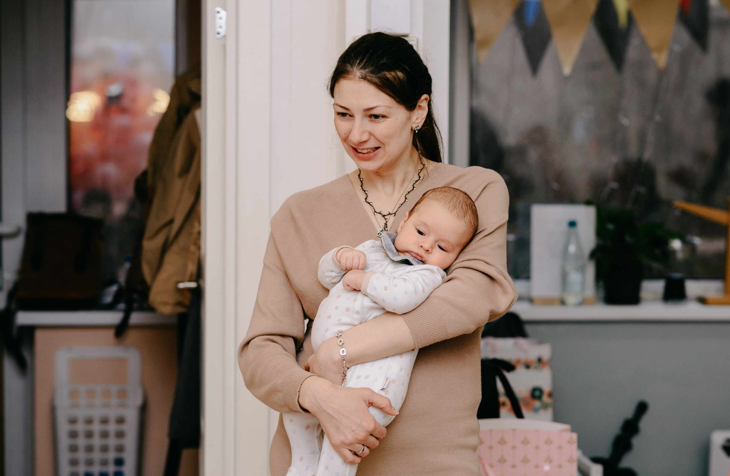 День рождения Марфы. Фотограф на выписку из роддома в Москве и МО