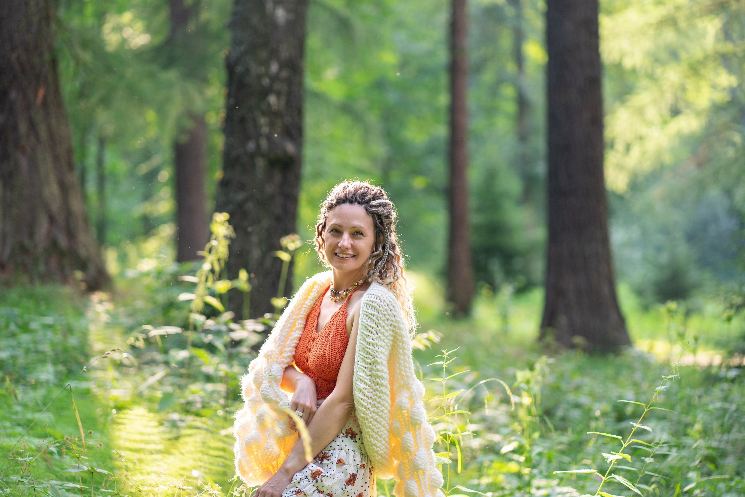 Анна —лесная нимфа. Фотограф Светлана Белоусова