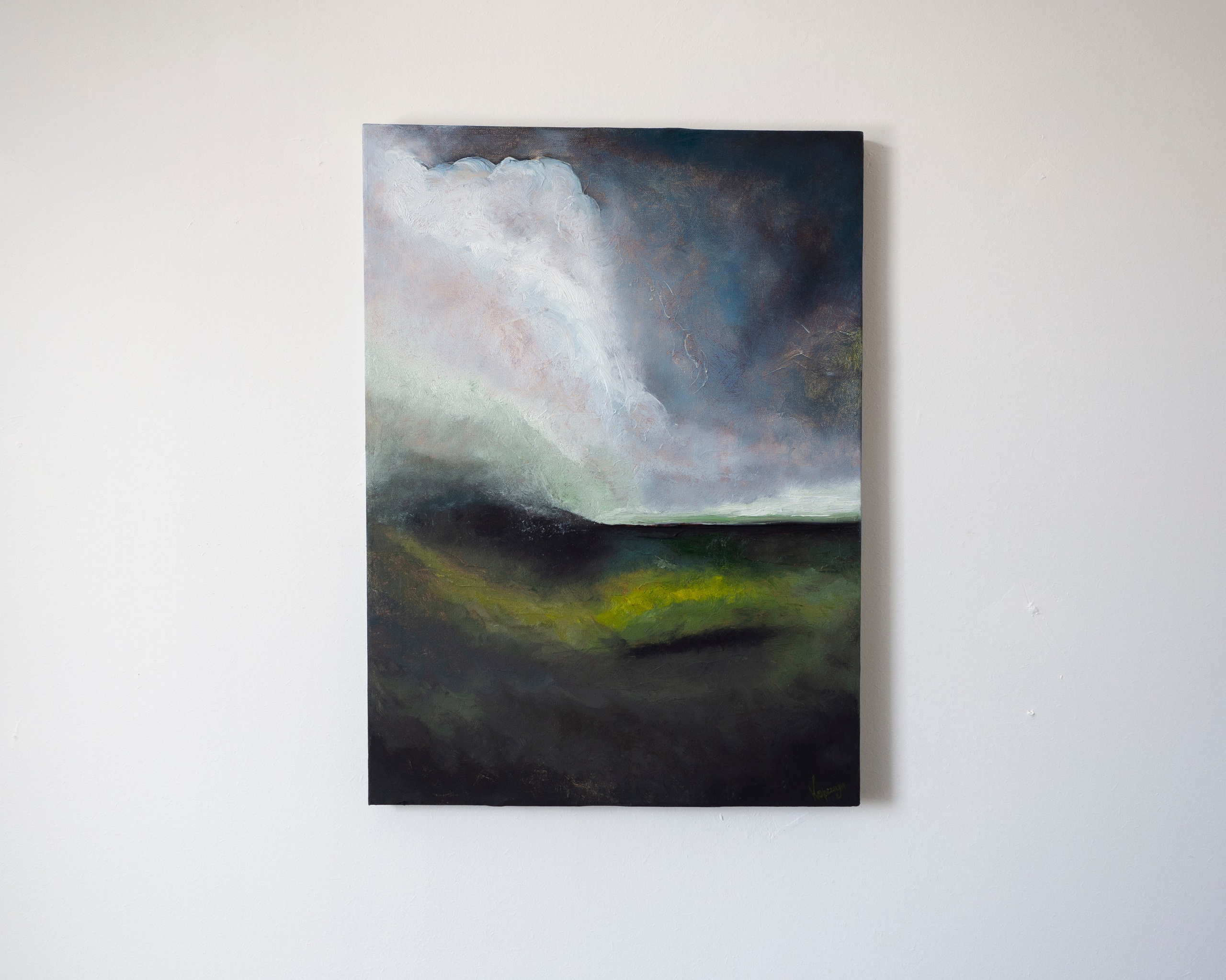 Abstract painting inspired by stormy skies. Павел Коршун — современный художник-пленэрист