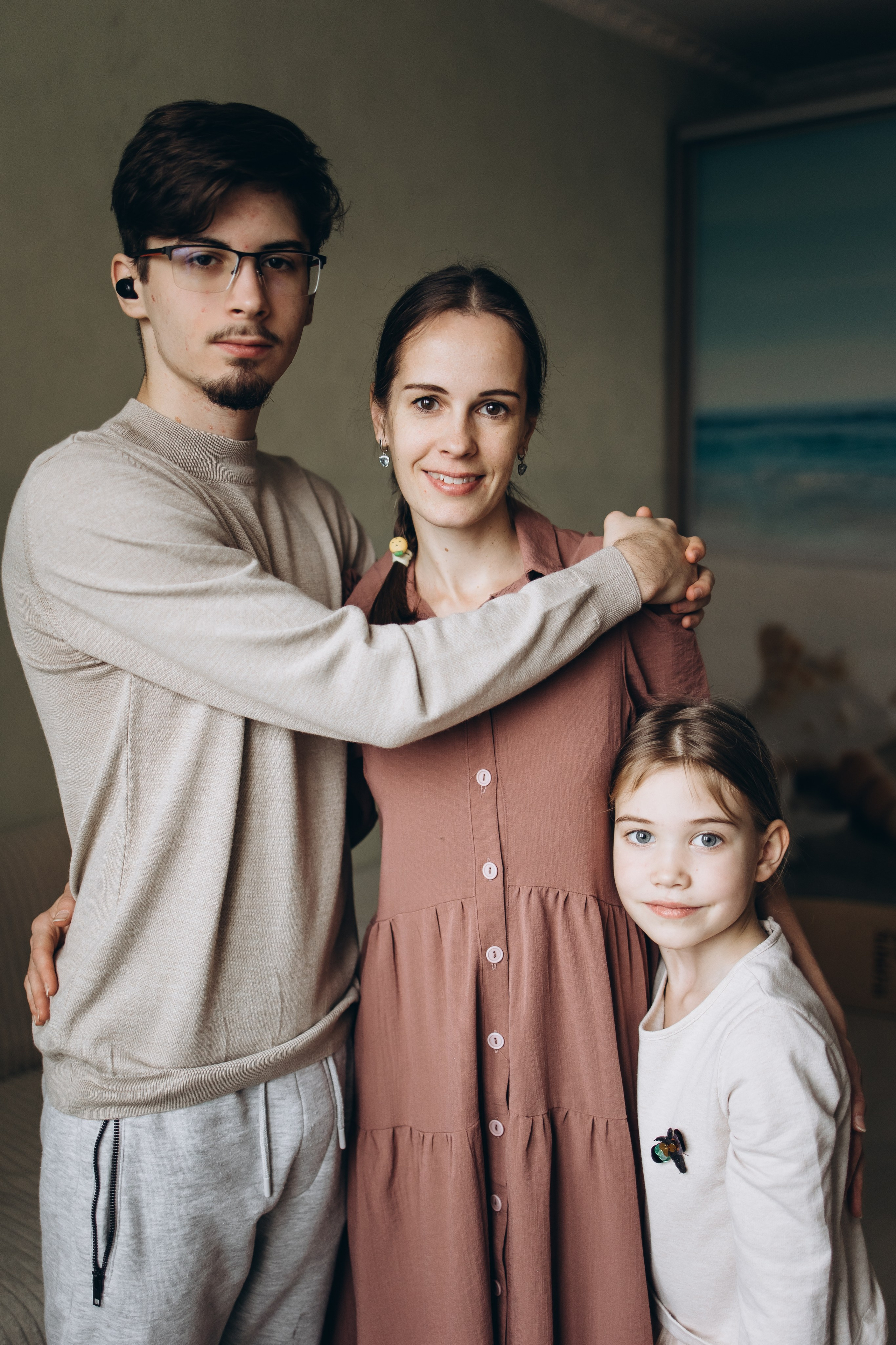 Ольга с семьей. Детский и семейный фотограф. Москва