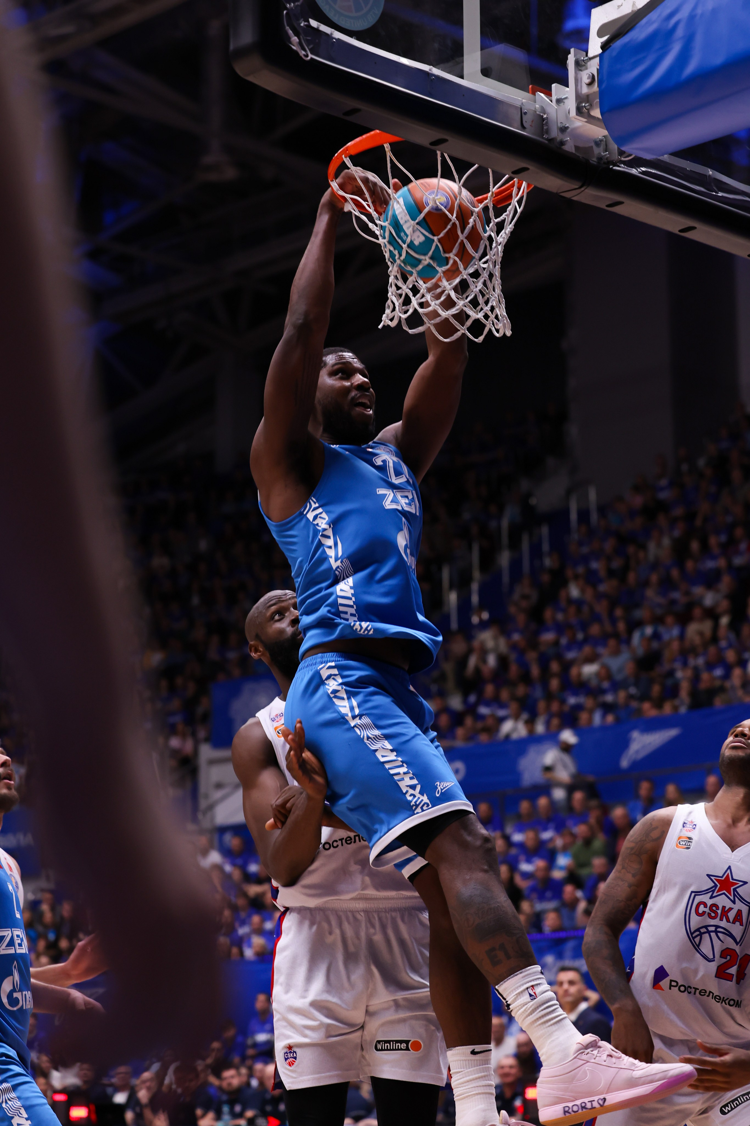 БК «Зенит» — БК «ЦСКА» финал ЕЛ ВТБ 1 игра 27.05.2025. Спортивный и репортажный фотограф Антон Тереханов