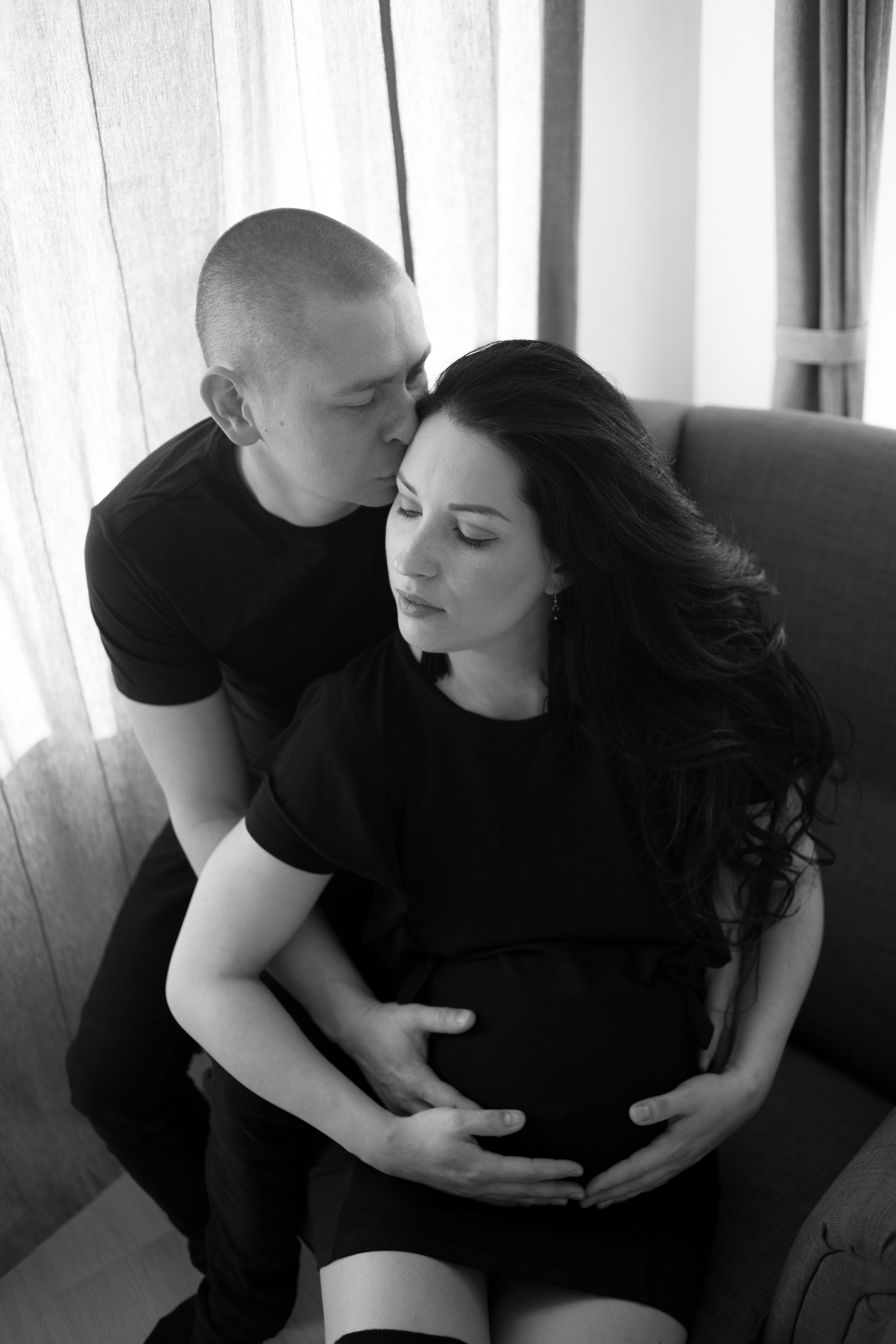 В ожидании. Фотограф новорождённых малышей и детский фотограф В Казани Лана Максим