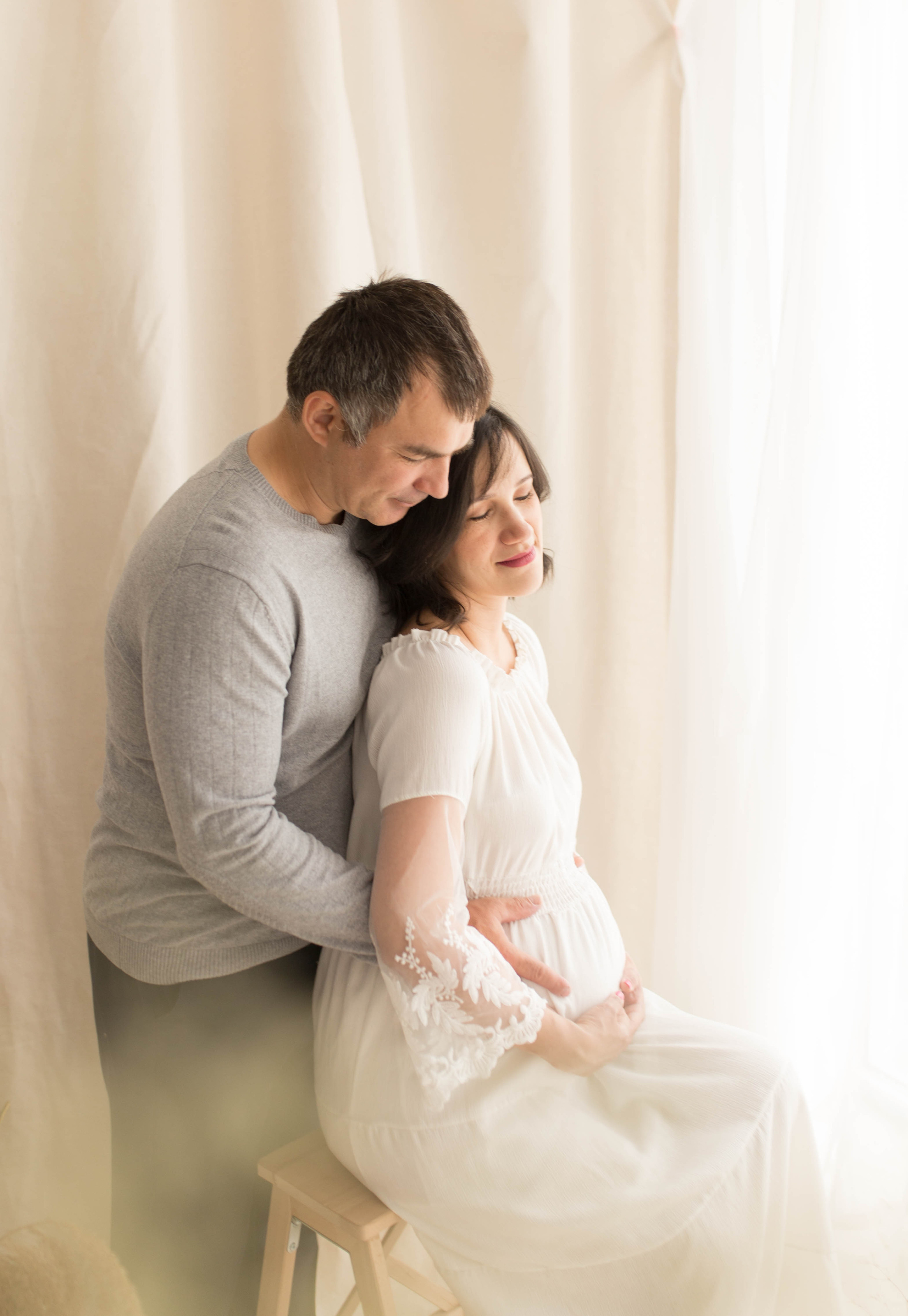 В ожидании. Фотограф новорождённых малышей и детский фотограф В Казани Лана Максим