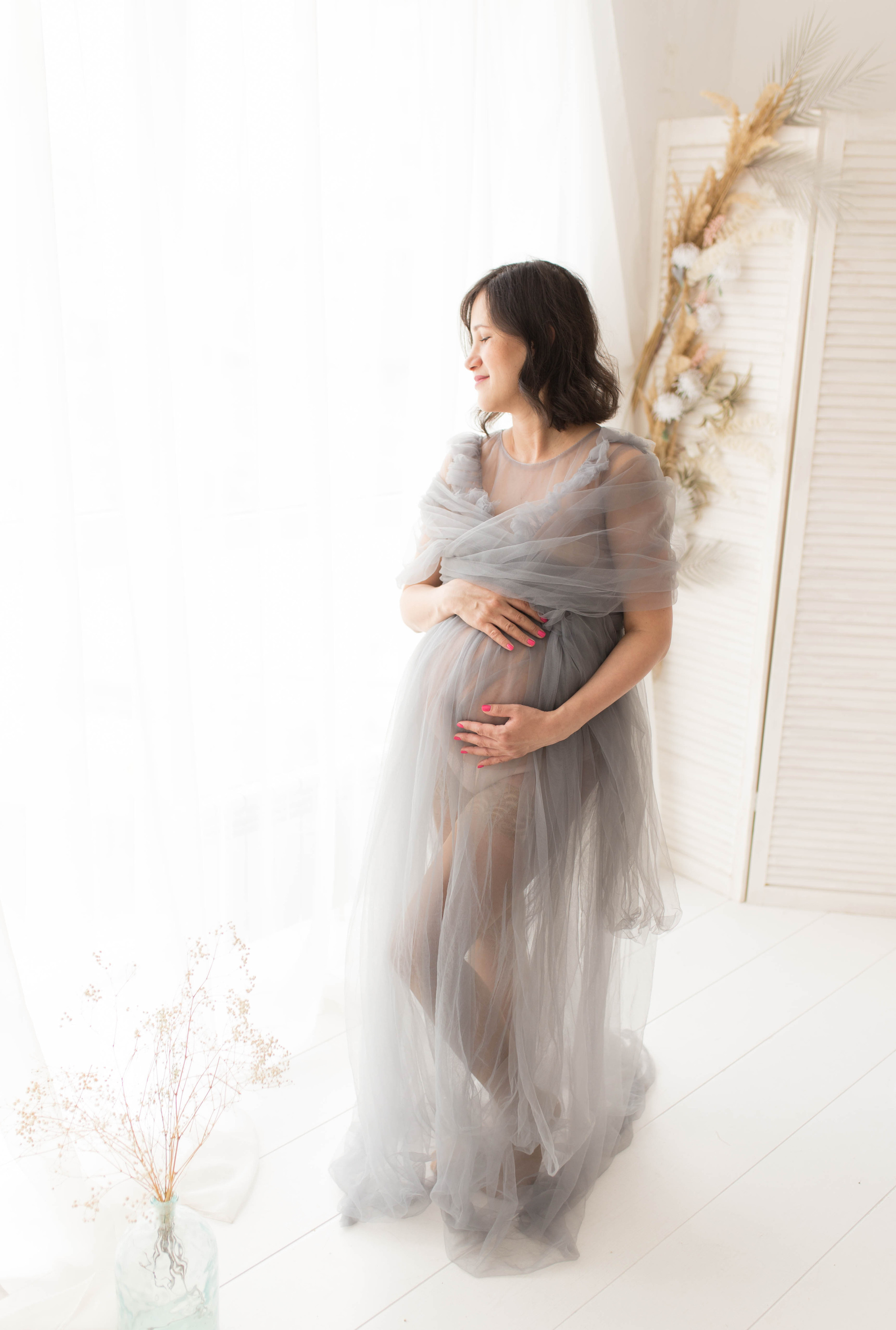 В ожидании. Фотограф новорождённых малышей и детский фотограф В Казани Лана Максим