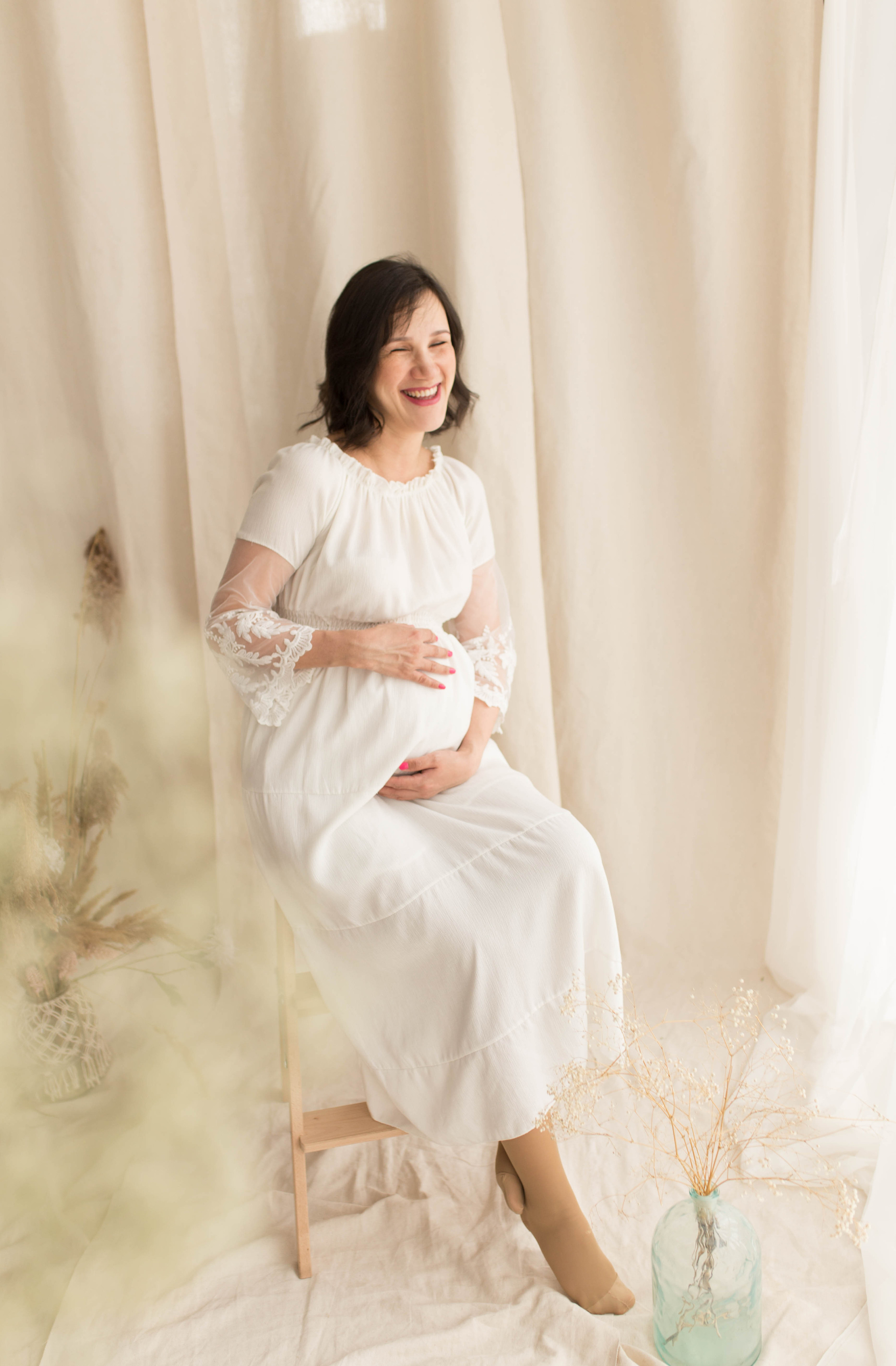 В ожидании. Фотограф новорождённых малышей и детский фотограф В Казани Лана Максим