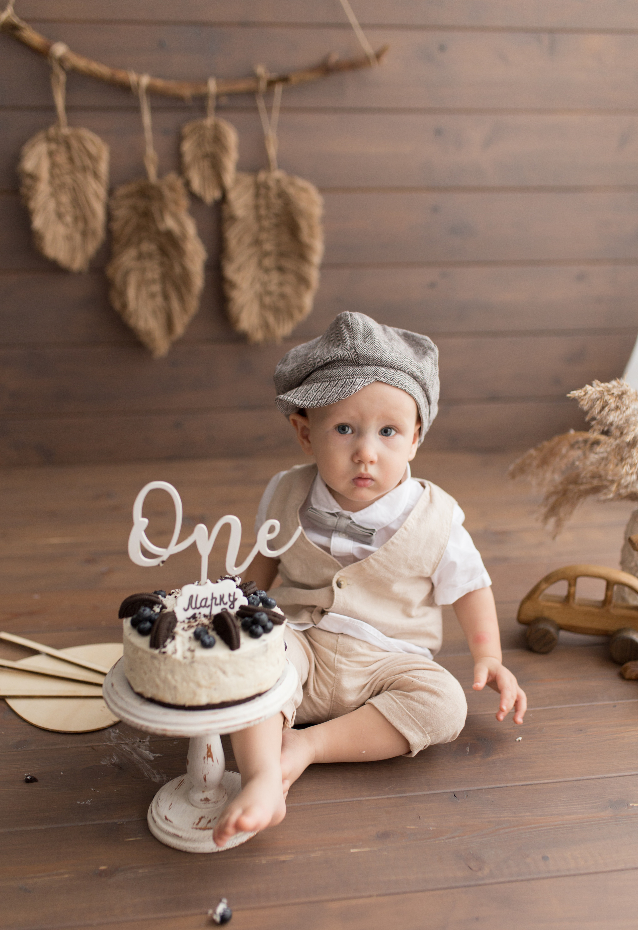 Фотосессия крушение торта в Казани. Фотограф новорождённых малышей и детский фотограф В Казани Лана Максим