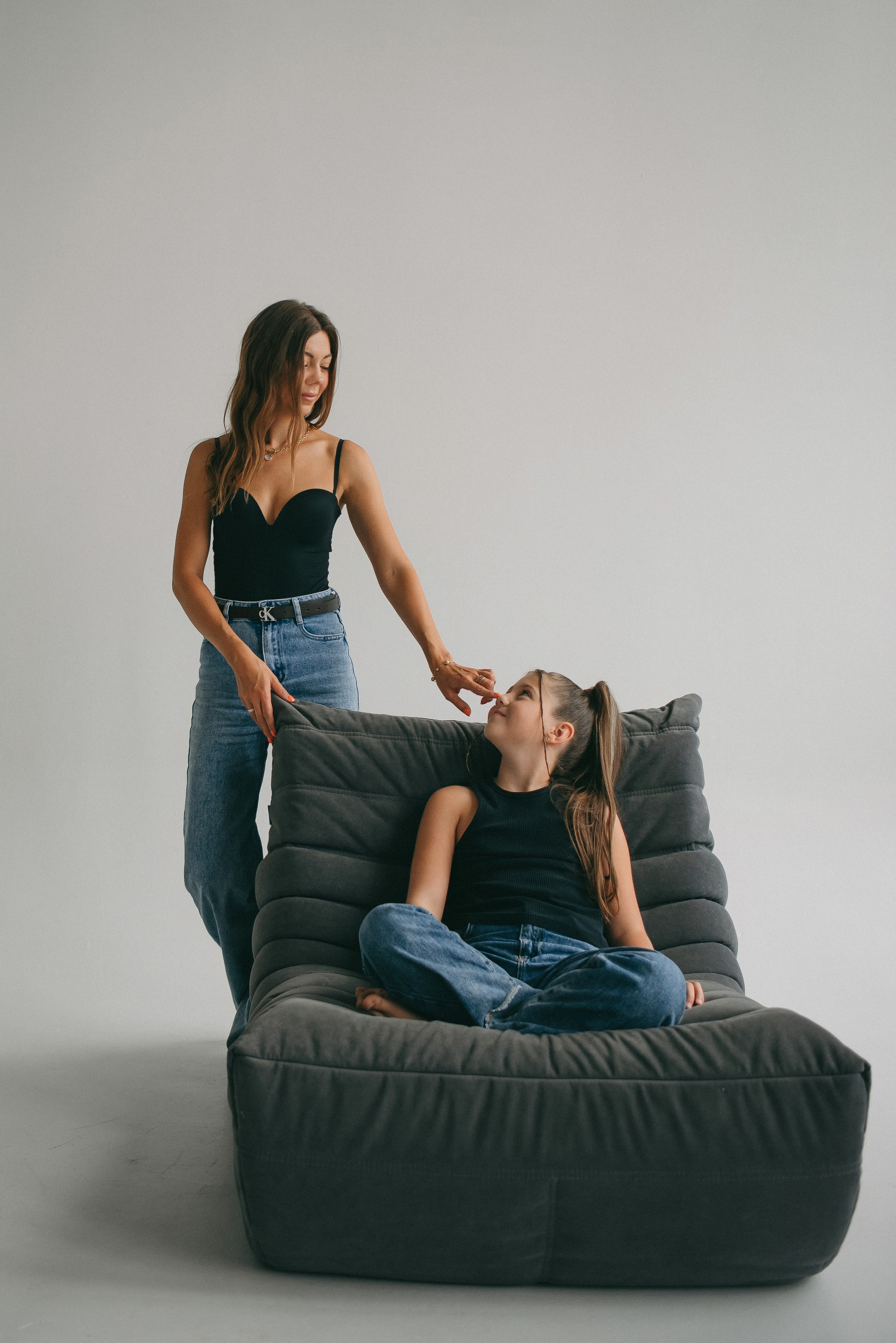 Семейная фотосессия в студии. Семейный и детский фотограф в Обнинске, Калуге, Москве