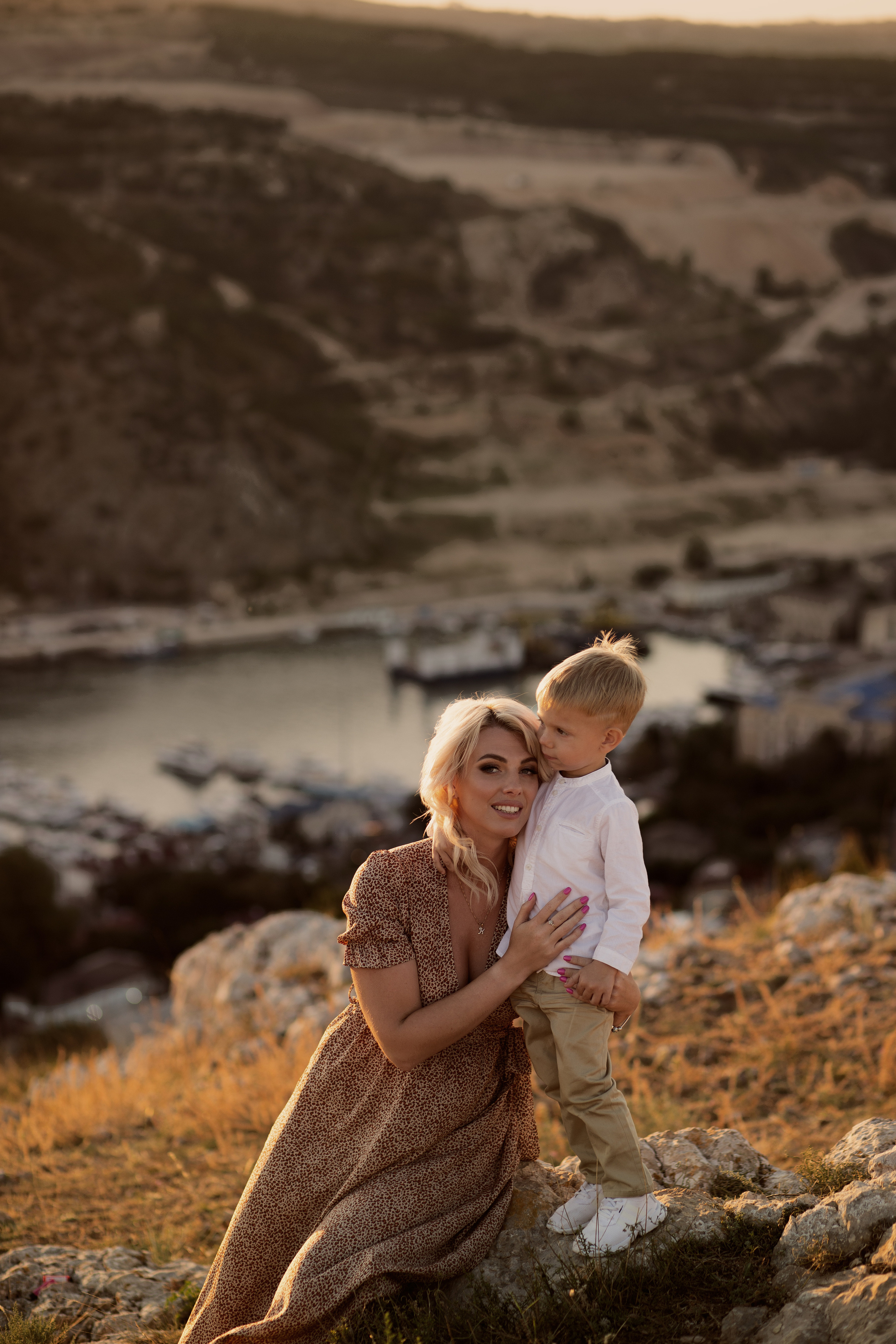 Катя с сыном. Семейный и свадебный фотограф в Крыму и в Севастополе Сазонова Эля