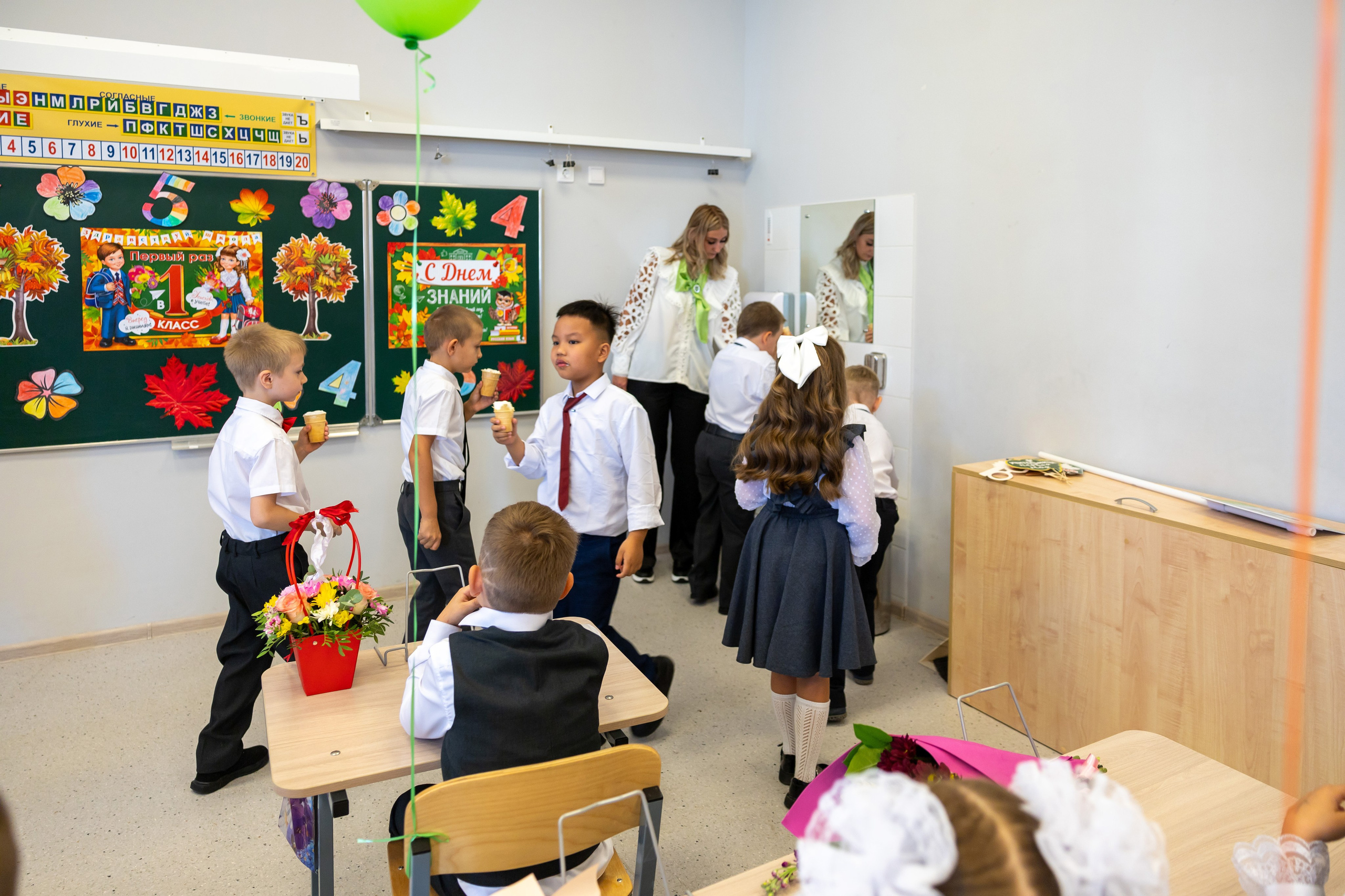 Первый раз в первый класс (репортажная съемка). Фотограф в Серпухове Наталья Руденко
