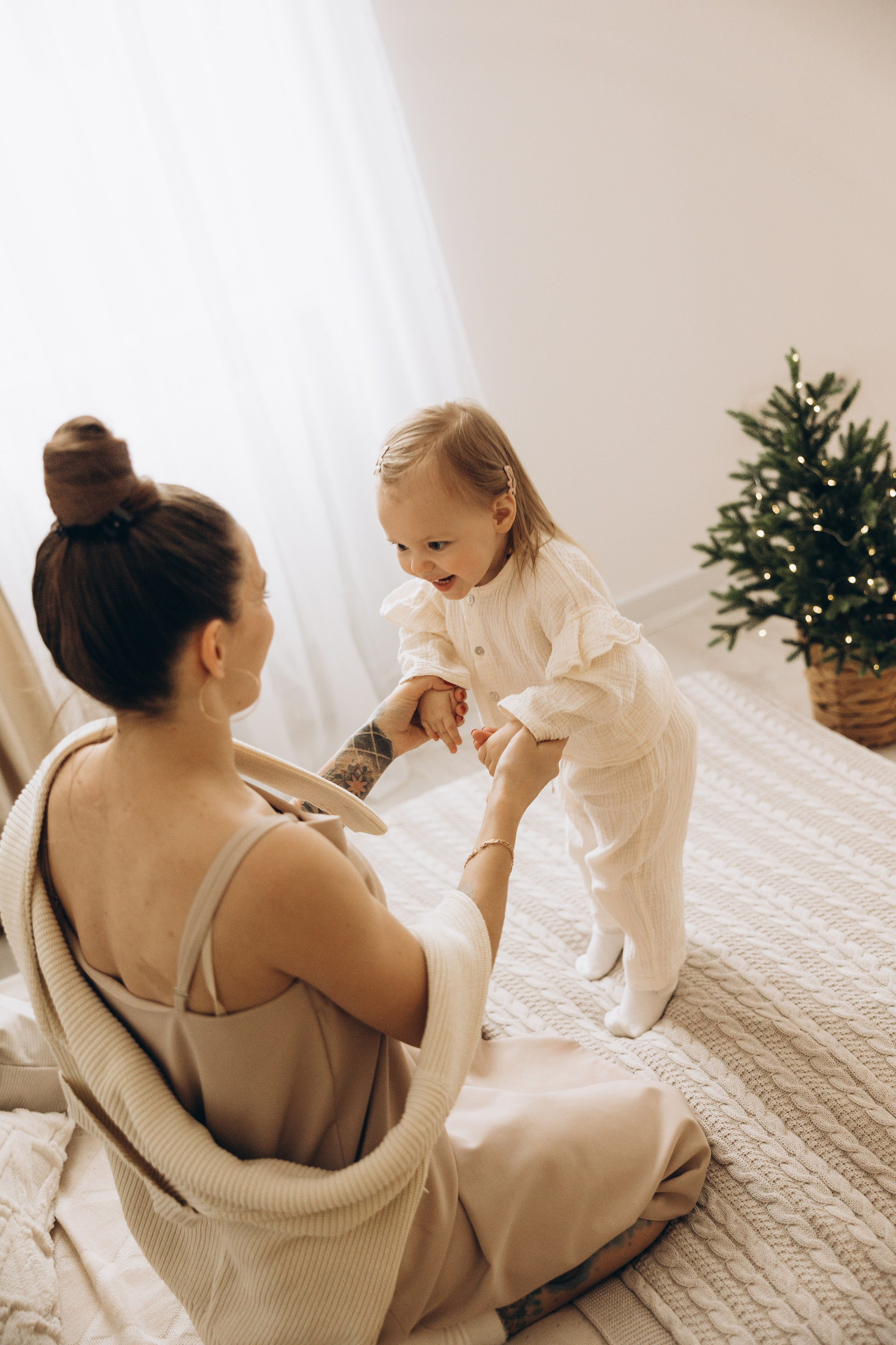 Ольга и Мирослава НГ. Семейный фотограф в Москве Виктория Ястребинская