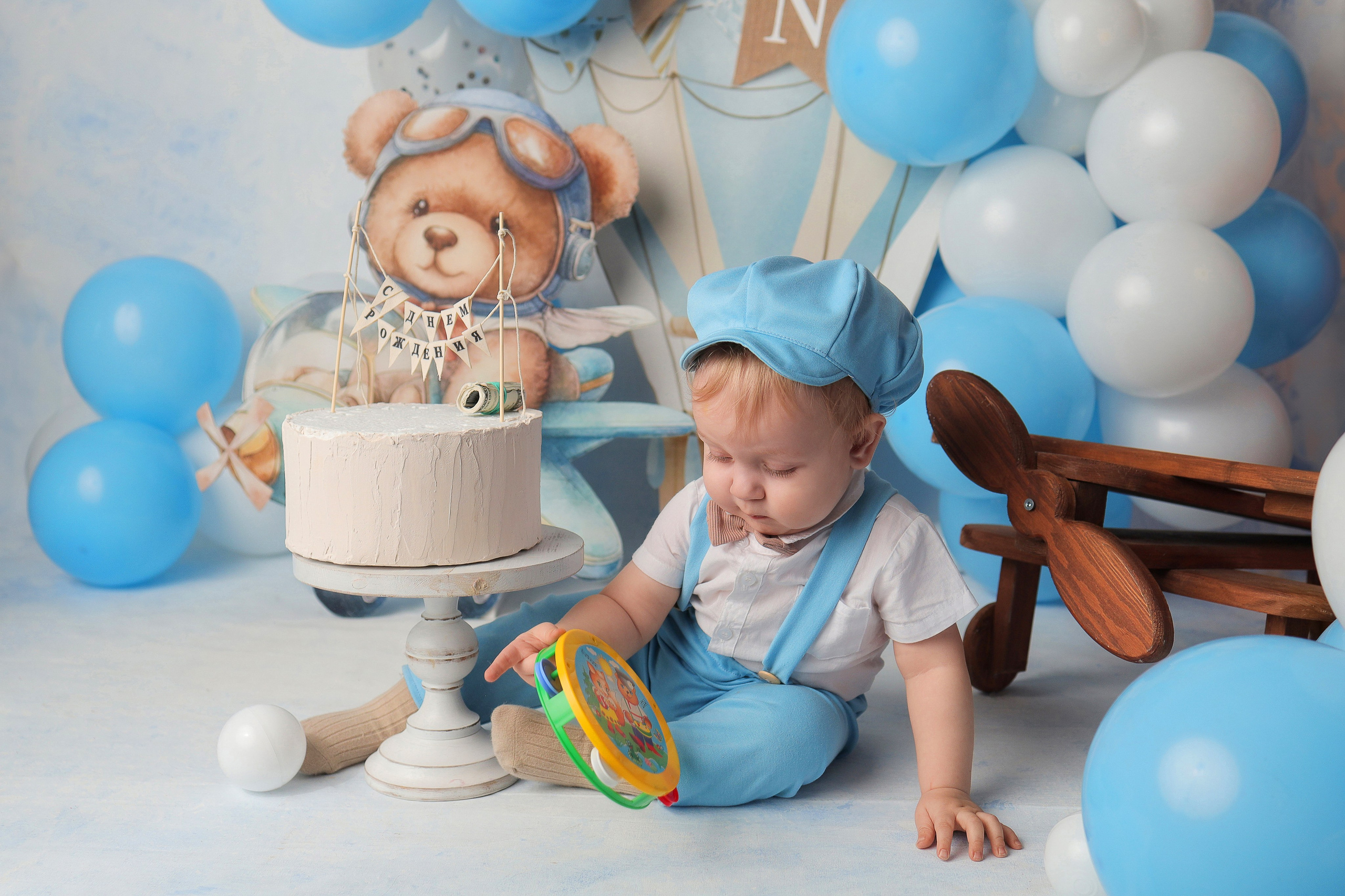 Тимофей, 1 годик. Фотограф новорожденных в Новокузнецке Анна Горошникова