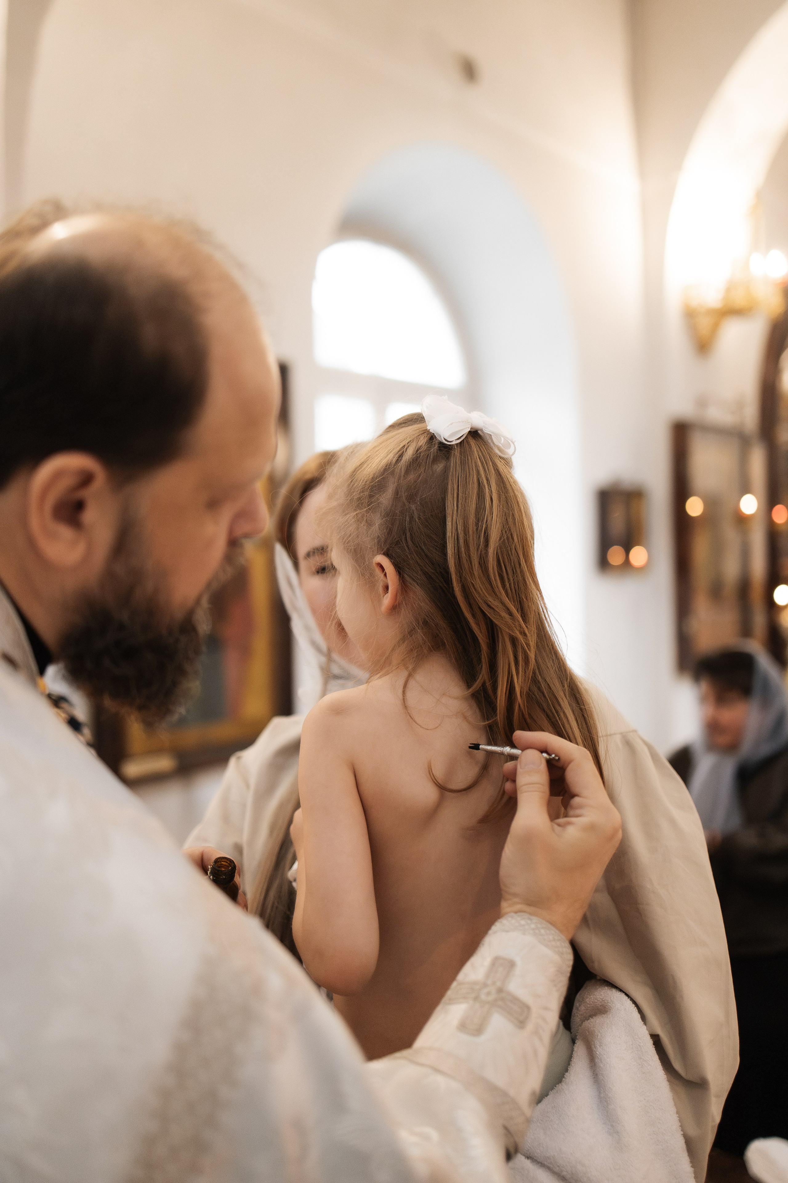 Крещение в Храме Димитрия Солунского на Благуше. Семейный и lovestory фотограф в Москве Светлана Коняхина