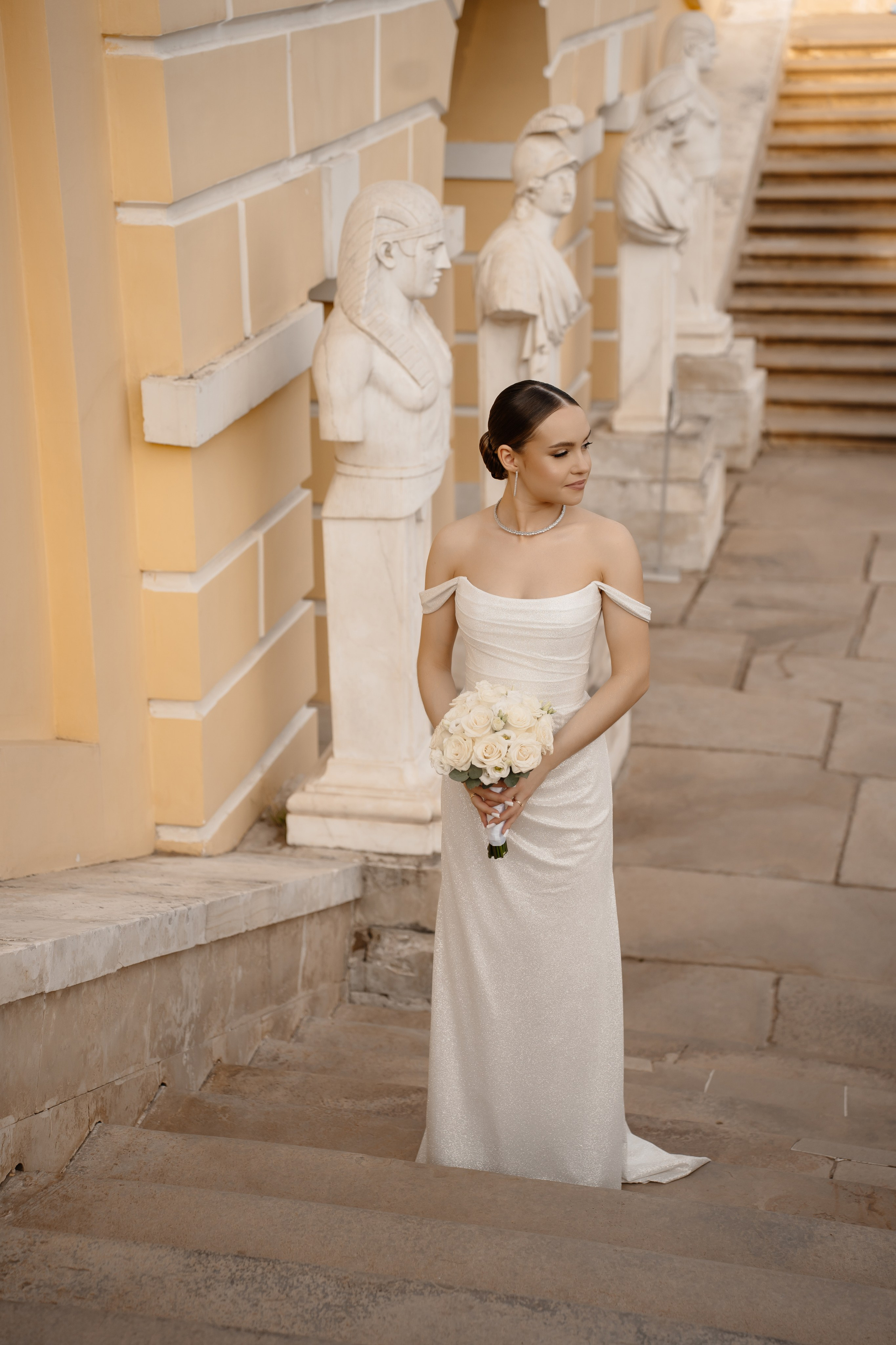 Фотосессия невесты в парке Архангельское 