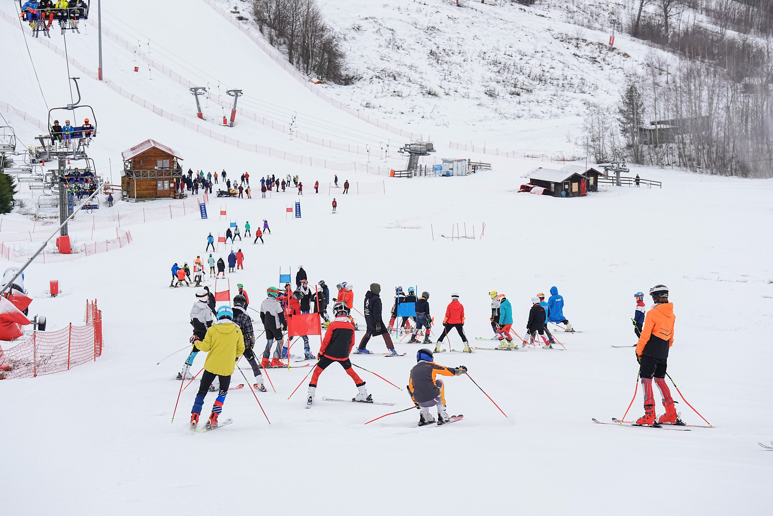 Горные лыжи. Первенство Центрального Федерального Округа. GS U16 Шуколово. Фотограф Студитский Евгений