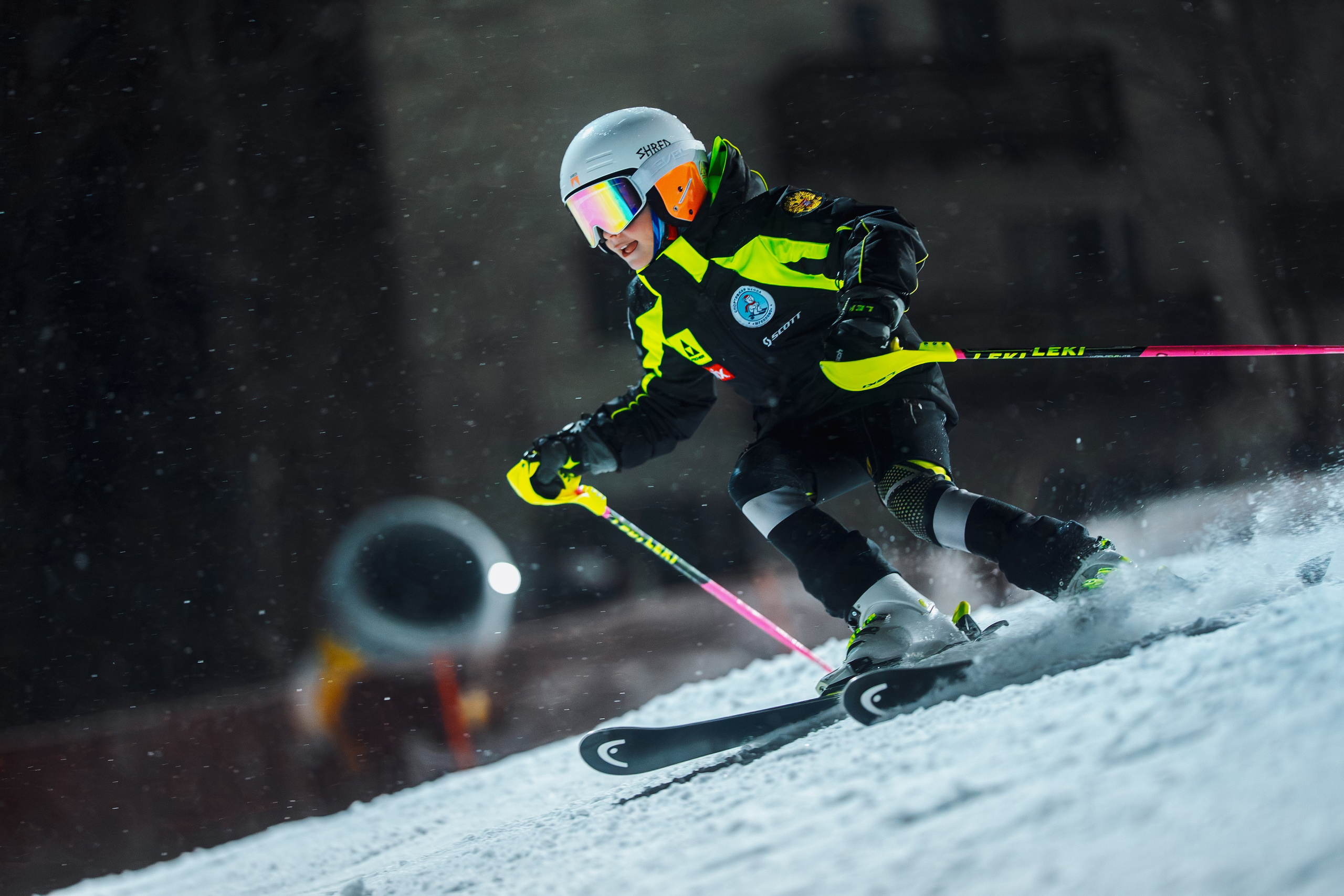 2025.12.25 | Горные лыжи. Тренировка. Шуколово, 5й склон. Фотограф Студитский Евгений