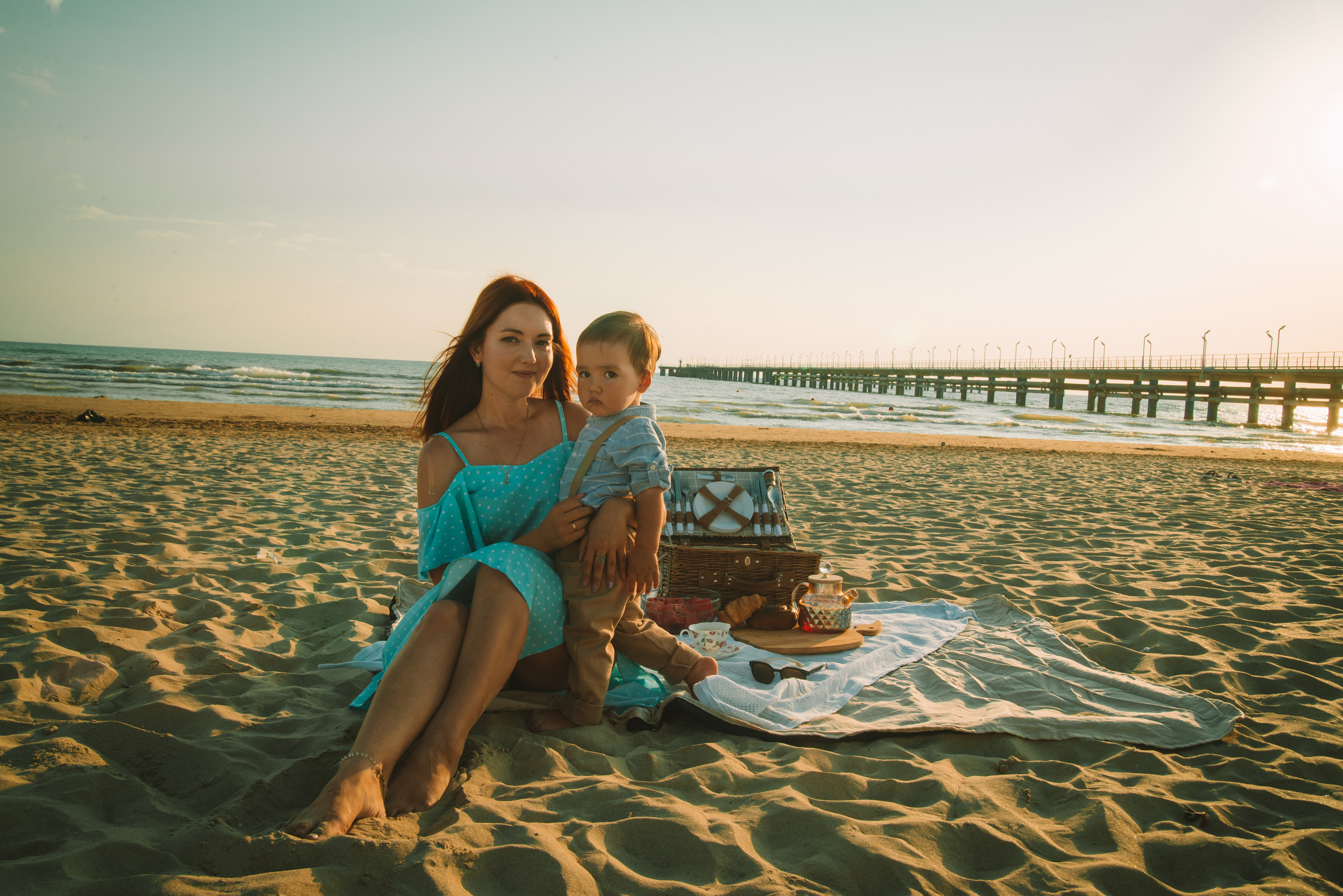 Фотосессия на пляже, на море. Семейный, детский фотограф в Минске Вероника Гапоненко