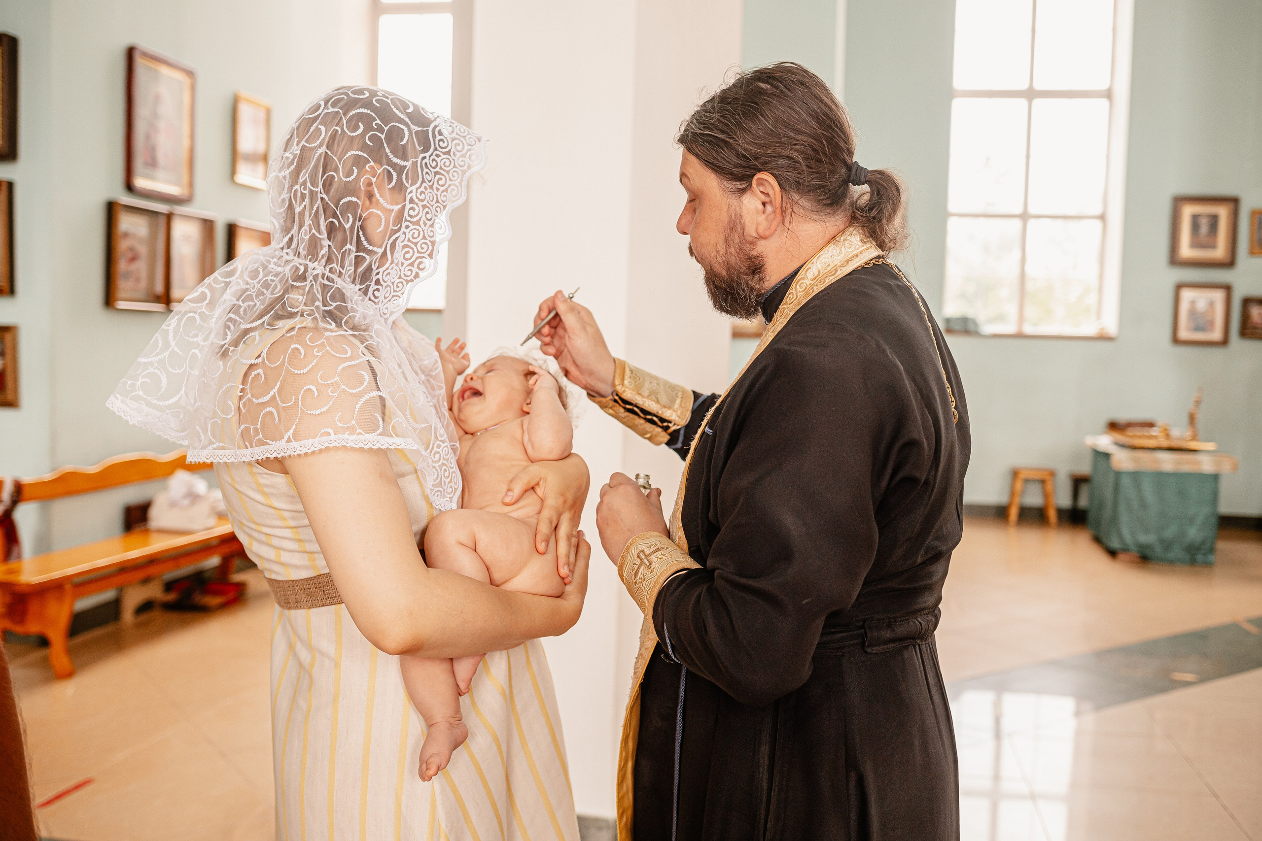 Крещение в Кропоткине. Свадебный фотограф Кропоткин Краснодар