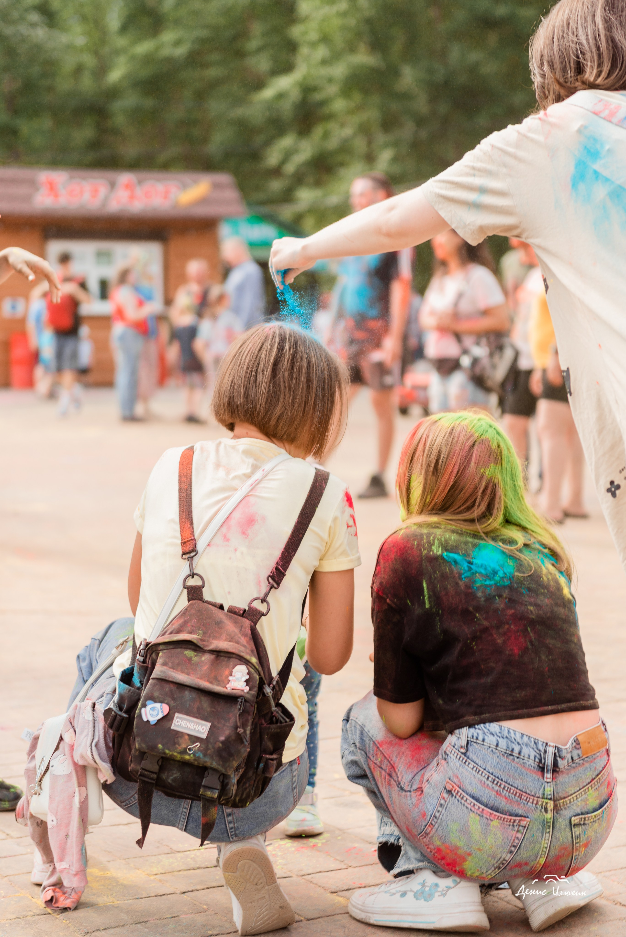 Краски Холи в Комсомольском Парке 2023. Детский фотограф, семейный фотограф и репортажи в Кемерово