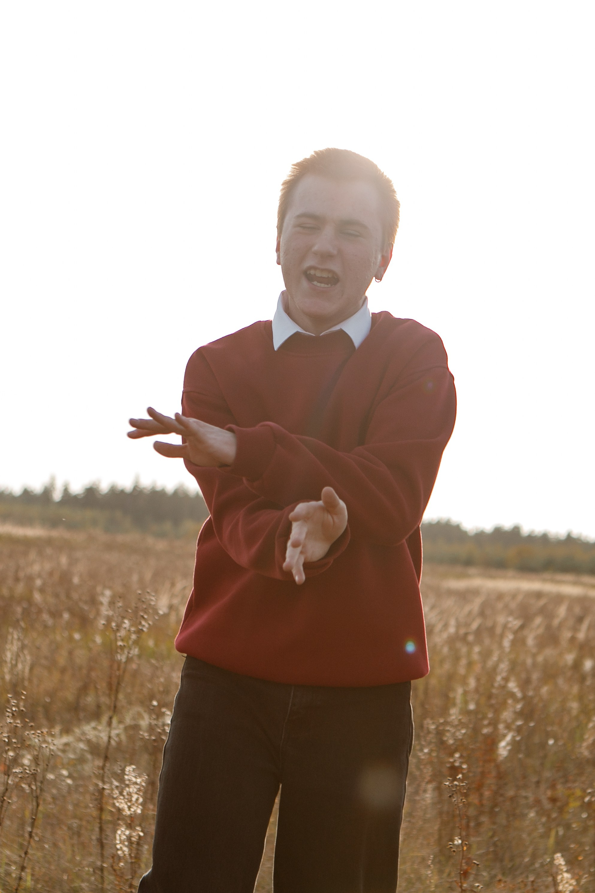 Backstage. Съемка клипа в поле. Фотограф Анастасия Кулешова