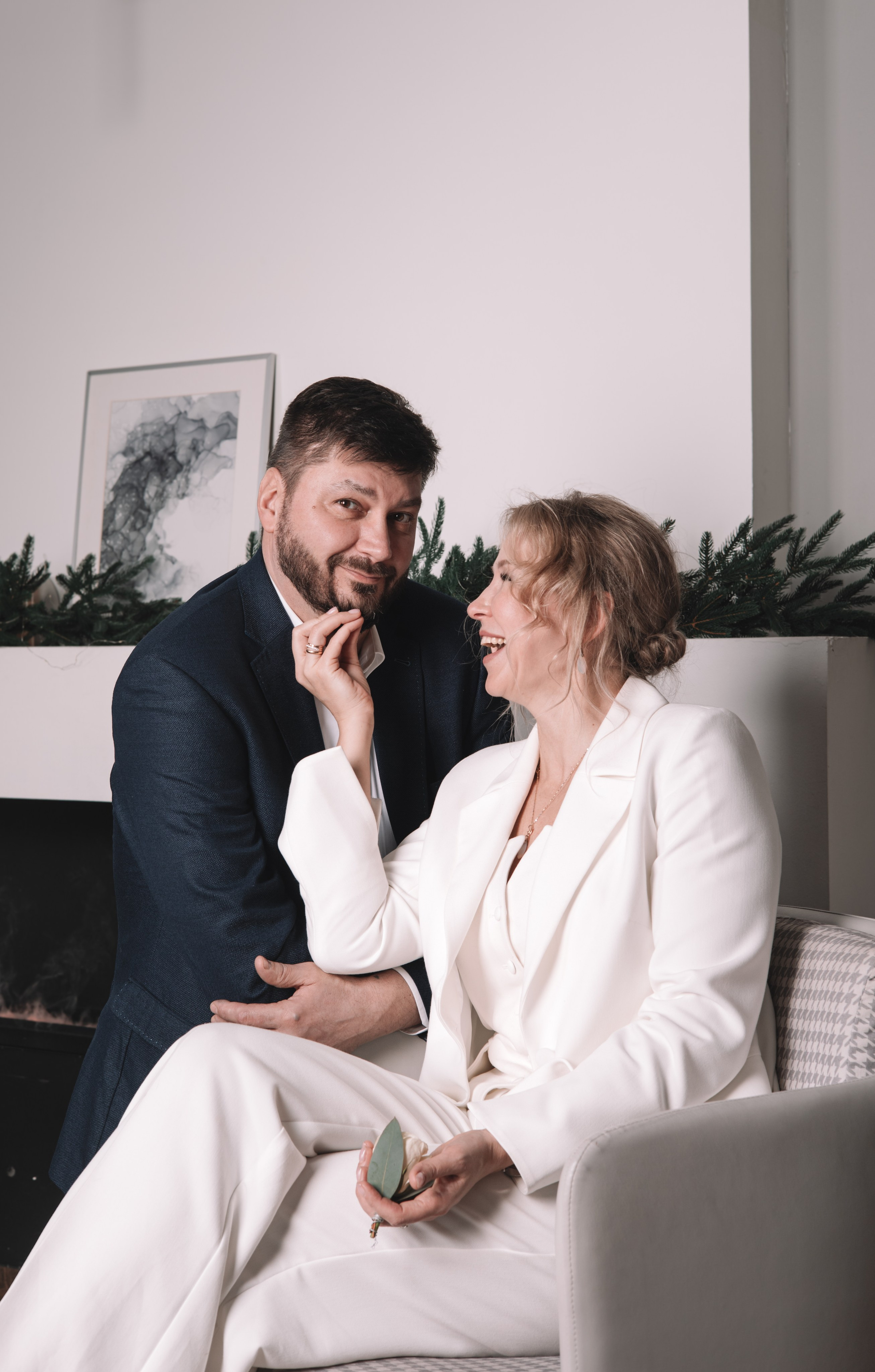 Новогодняя фотосессия прекрасной семьи