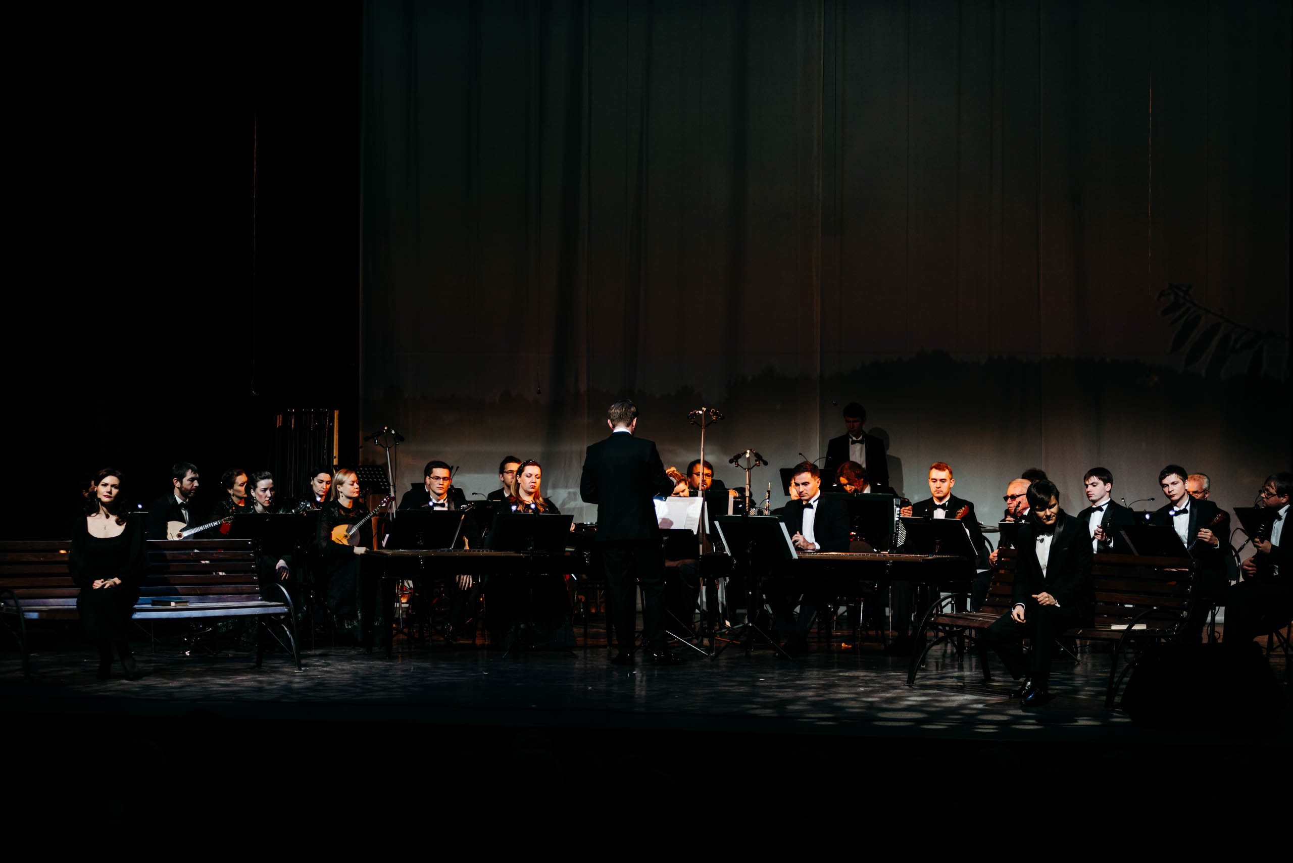 Спектакль Темные Аллеи. Фотограф в Москве Илья Максимов