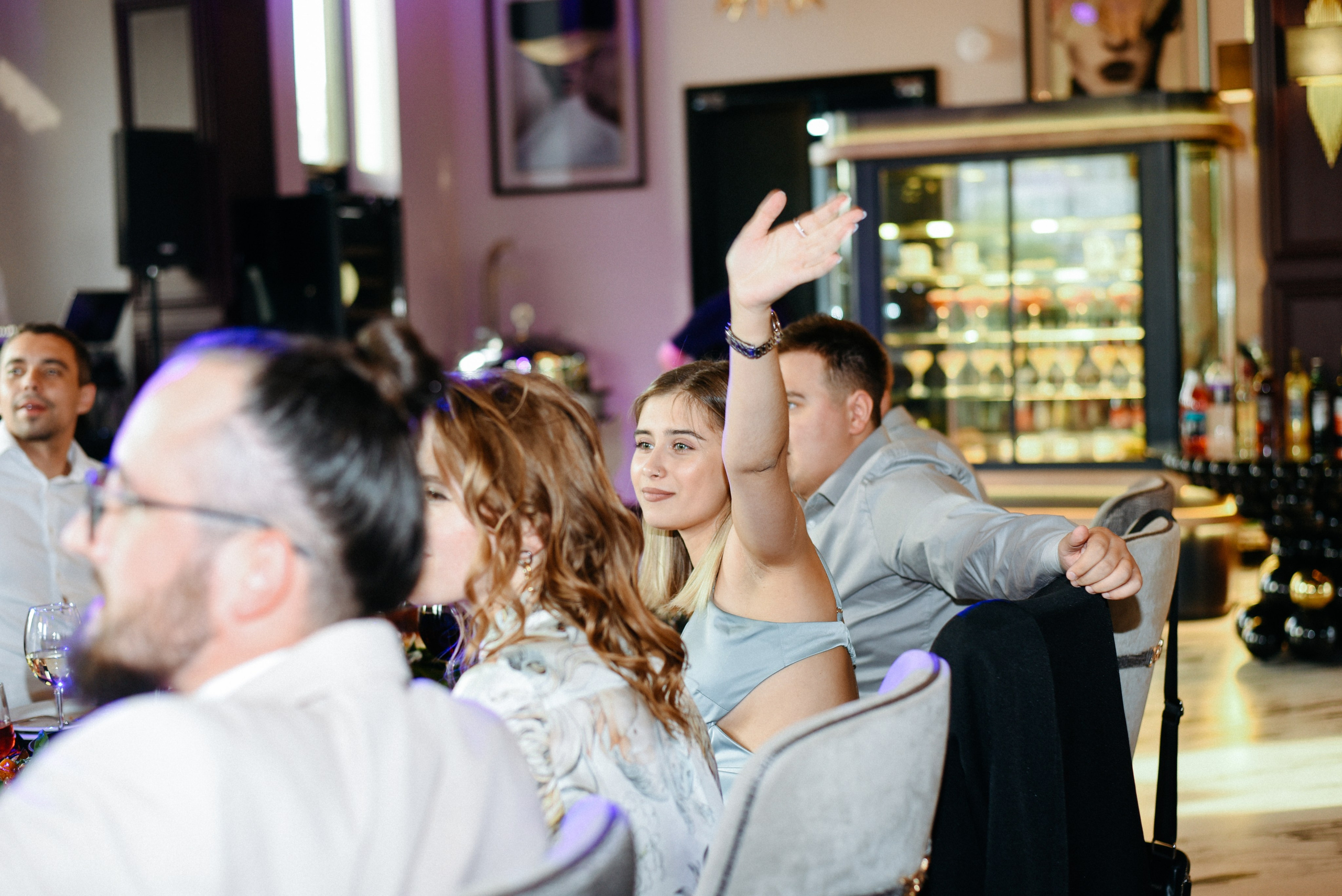 Виктор и Ангелина Банкет на 100 гостей Ресторан Segreto. Фотограф Лола Волна, город Москва