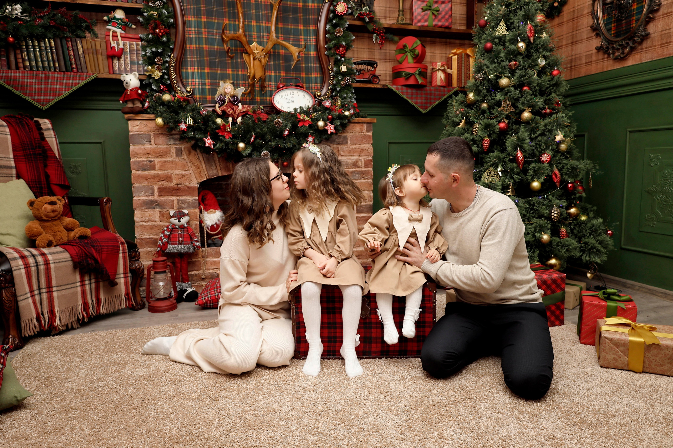 Семейная новогодняя. Свадебный фотограф ростовская область