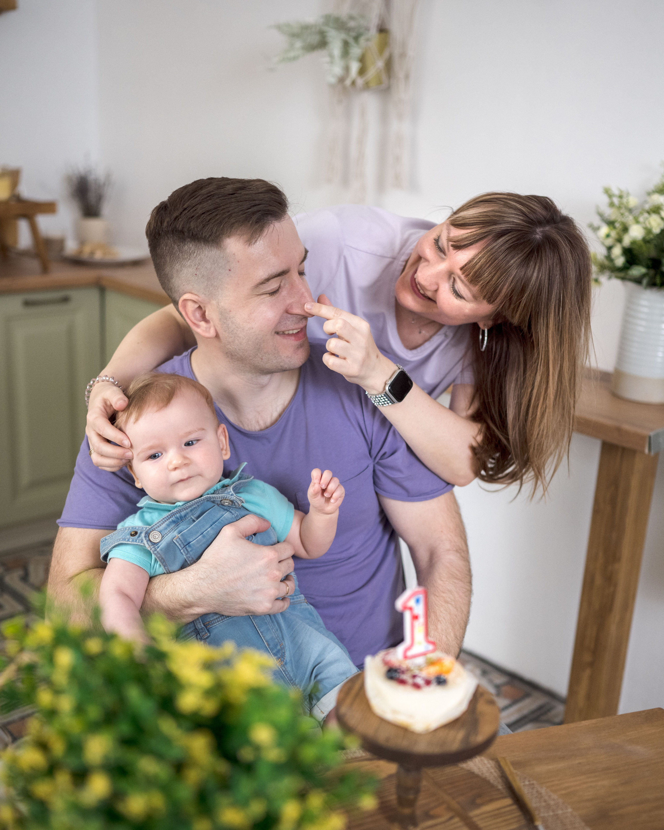 Семейная фотосессия в студии. Фотограф в Белграде Чугреева Елена