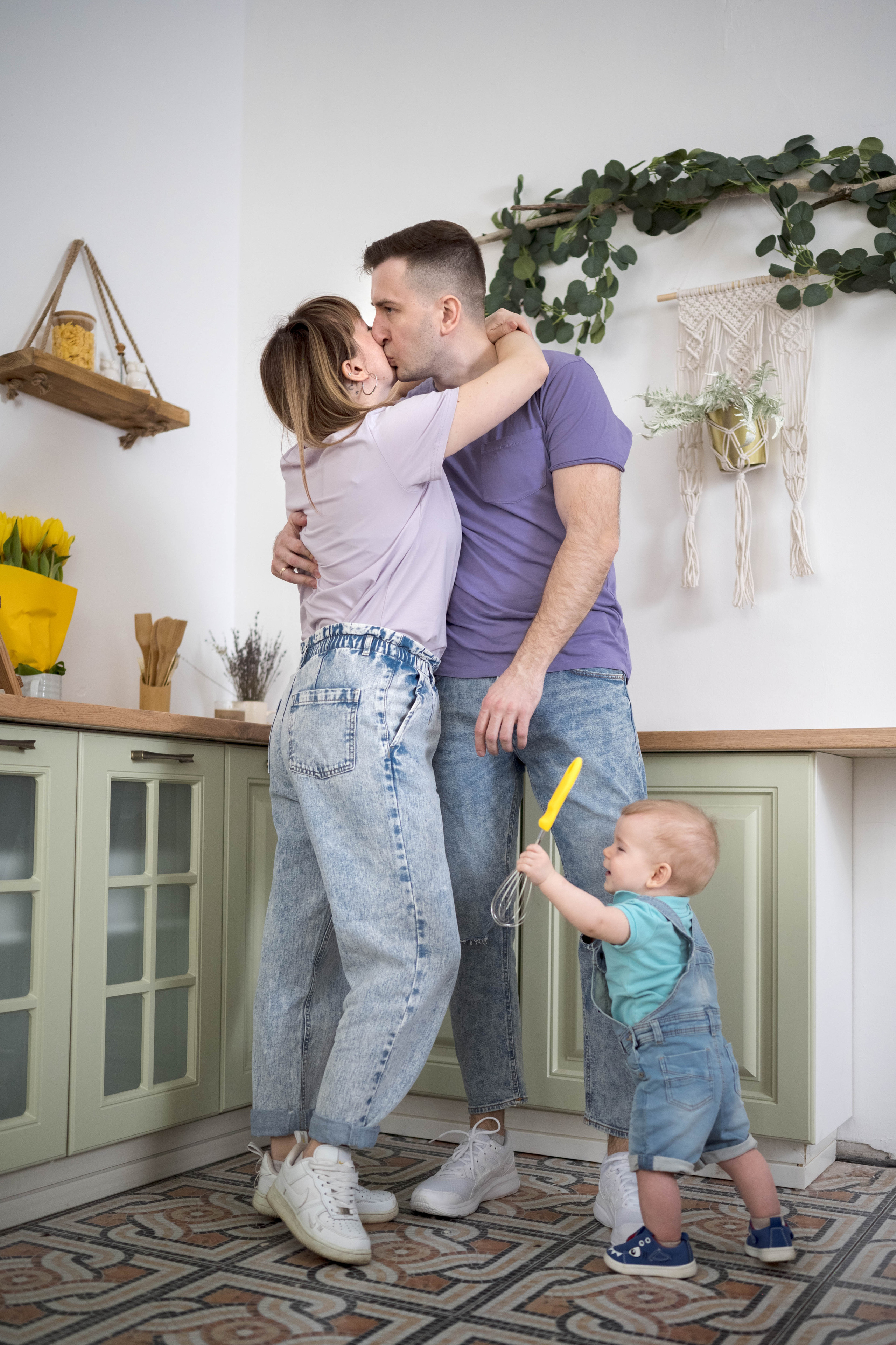 Семейная фотосессия в студии. Фотограф в Белграде Чугреева Елена