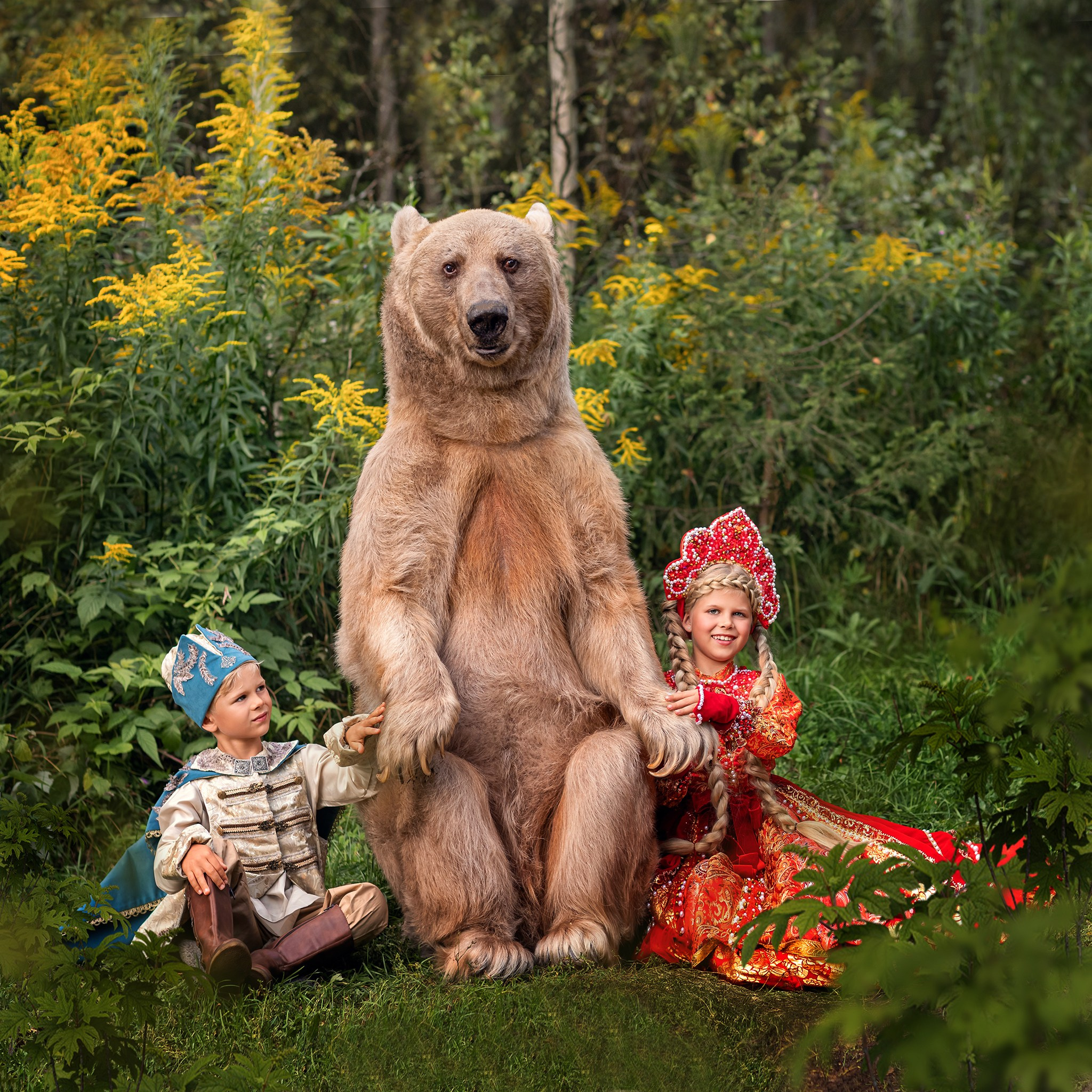 Семейная съемка с животными. Детский и семейный фотограф Елена Михайлова в Москве