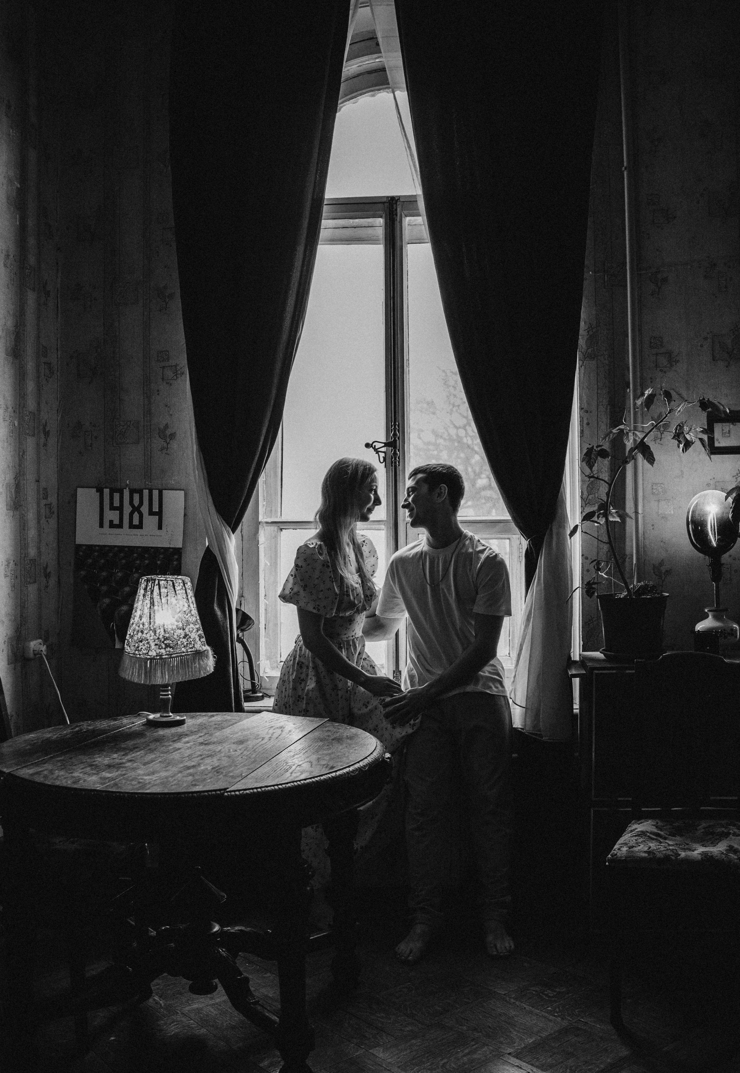 Парная фотосессия в квартире. Фотосессия лавстори в Санкт-Петербурге. Фотограф в СПб - Федосова Елизавета 