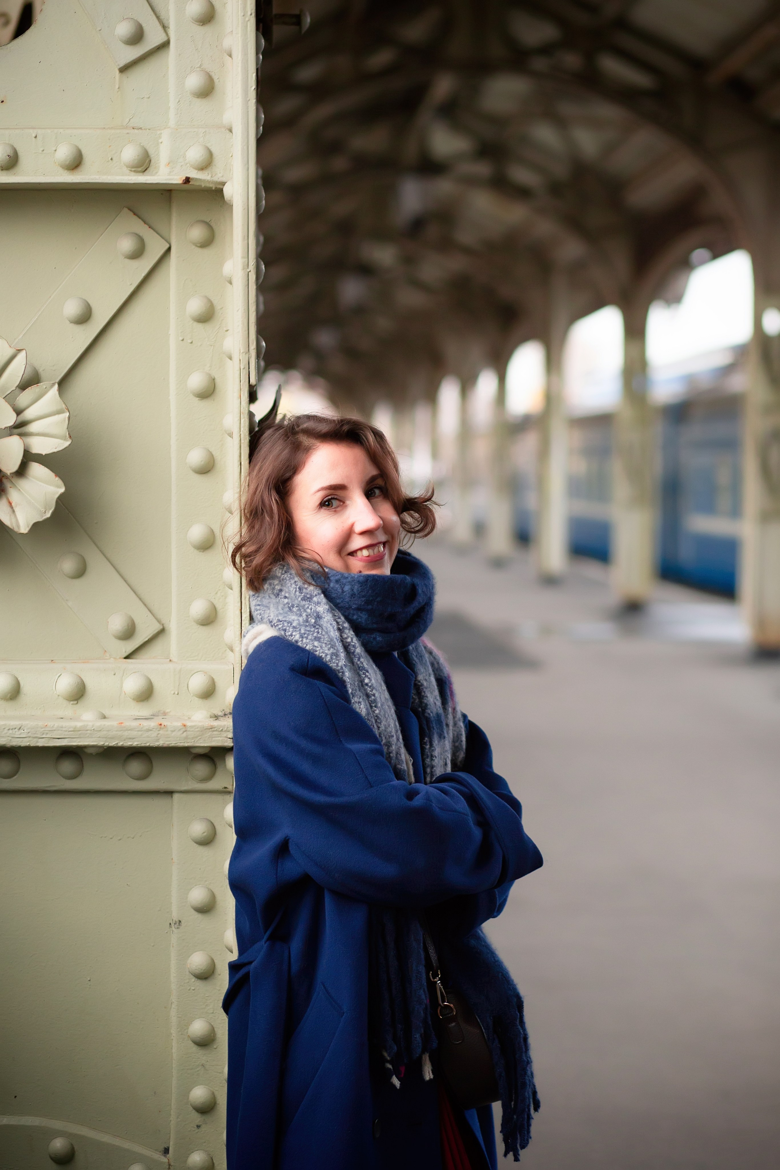 Фотосессия на Витебском вокзале в Санкт-Петербурге. Портретные фотосессии, контент-съемки, репортаж