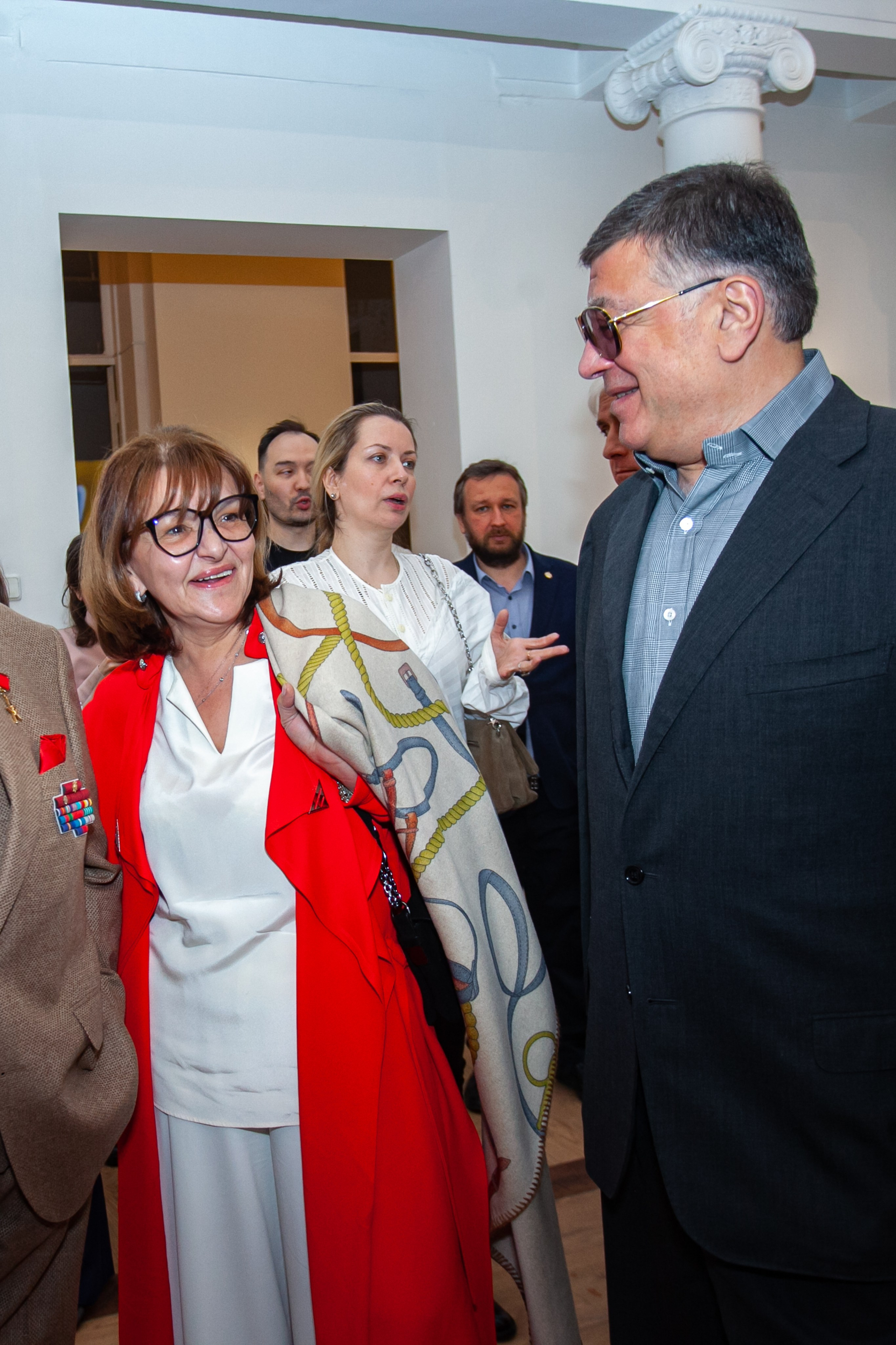 Открытие выставки Зураба Церетели. Art photographer Nino