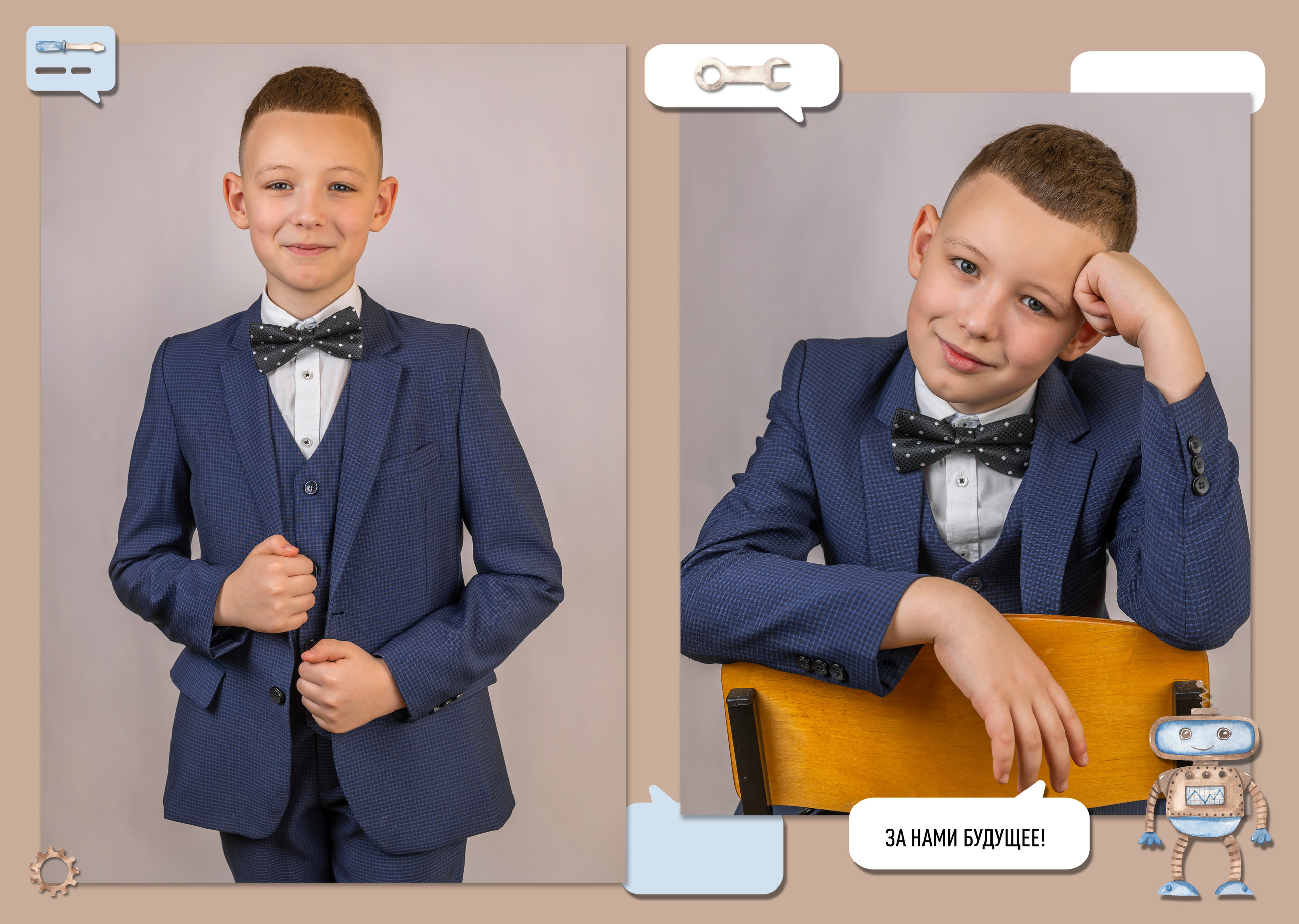 S Фотоальбом «Робот» 2400 руб. Фотограф Петров Александр Свадьбы, Съемка в студии, Выпускные альбомы г. Балашов