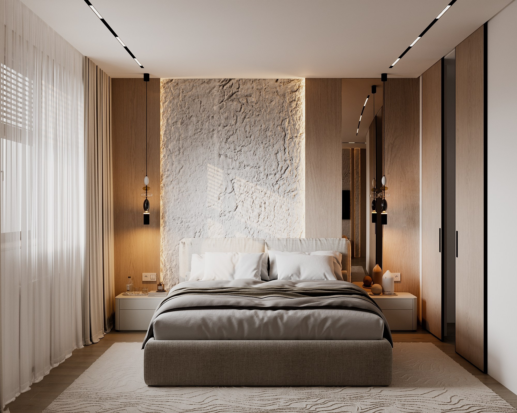 Спальная комната. Визуализатор Векшина Елена