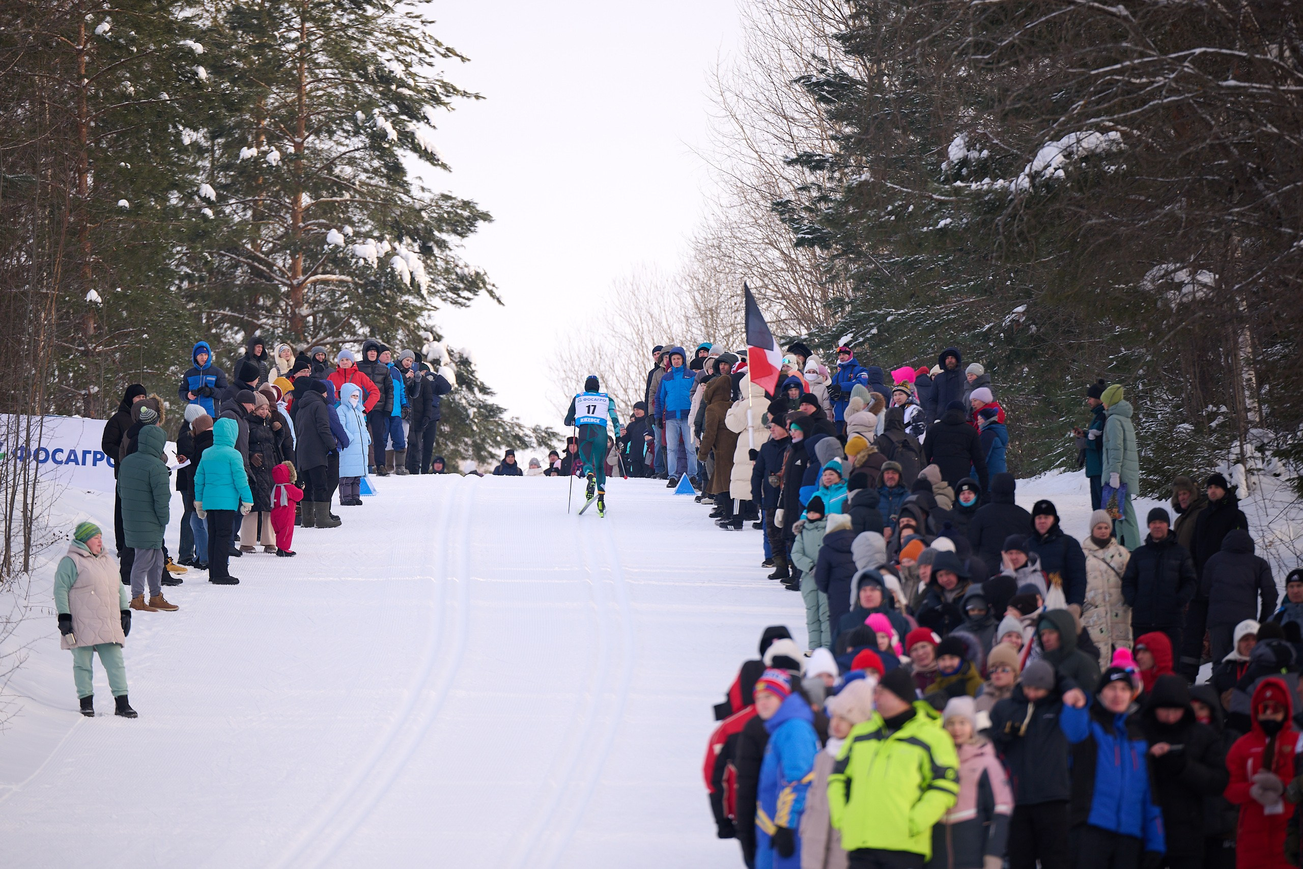 VI этап ФосАгро Кубка России по лыжным гонкам. Ижевск 25.01.2025 и 26.01.2025. Спортивный репортажный фотограф в Ижевске Сергей Мерзляков