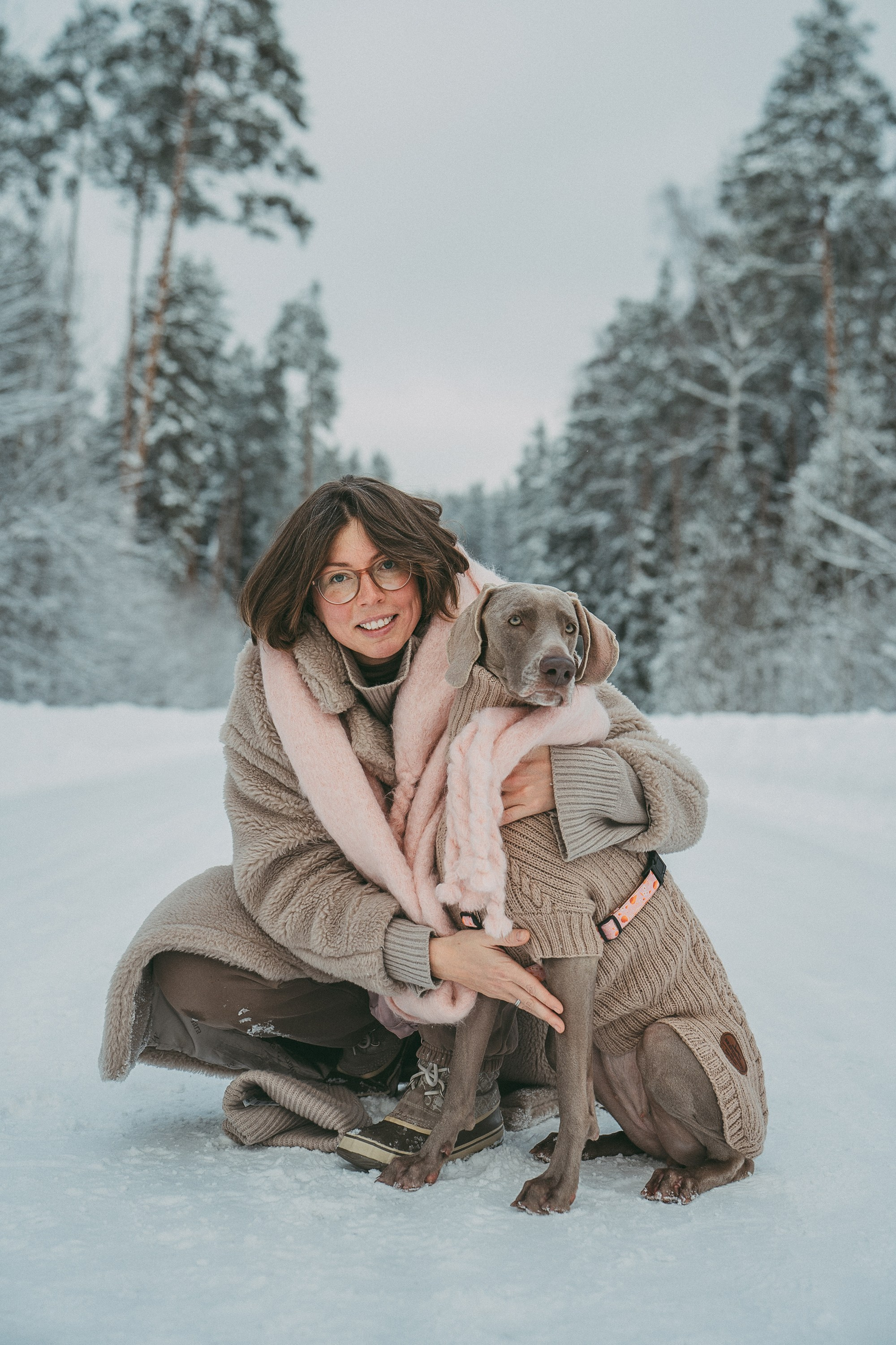 Лена и Фанни. Фотограф анималист в Москве и Санкт-Петербурге Свиридова Анна