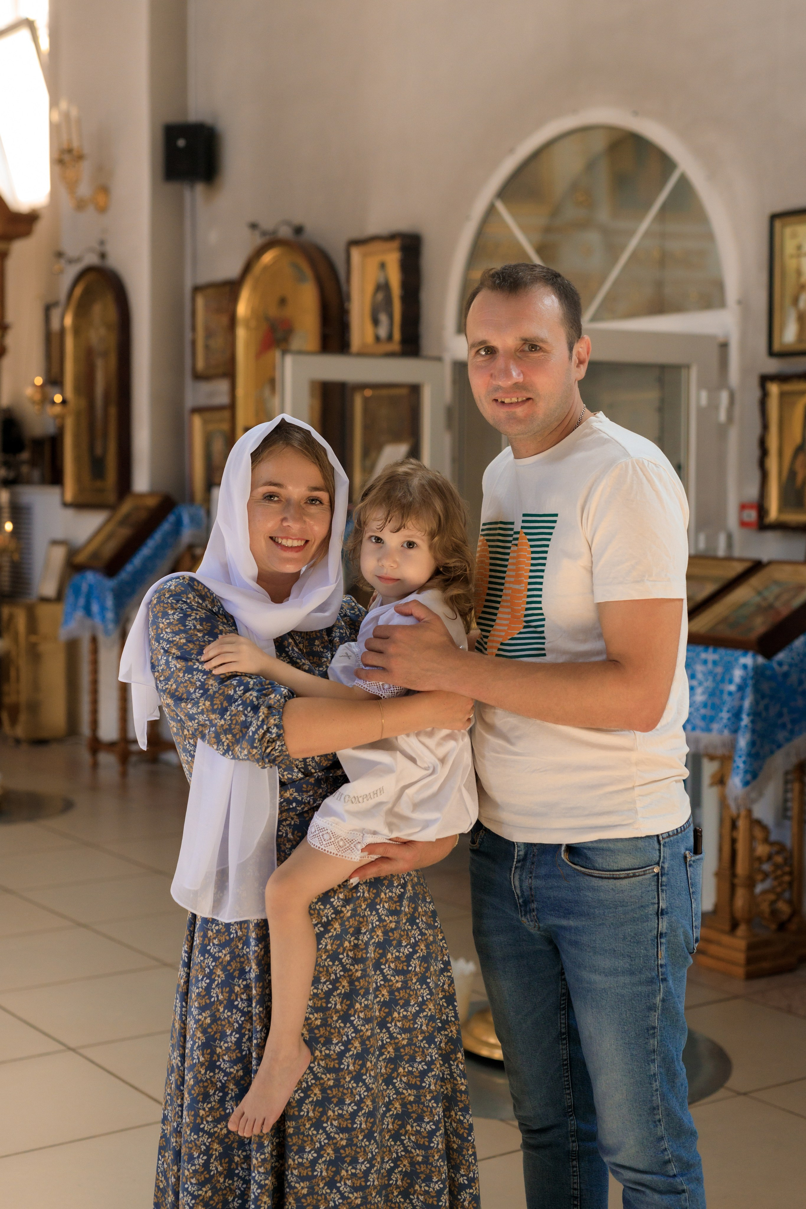 Крещение Илларии. Семейный и детский фотограф в Краснодаре Элона Литвинова
