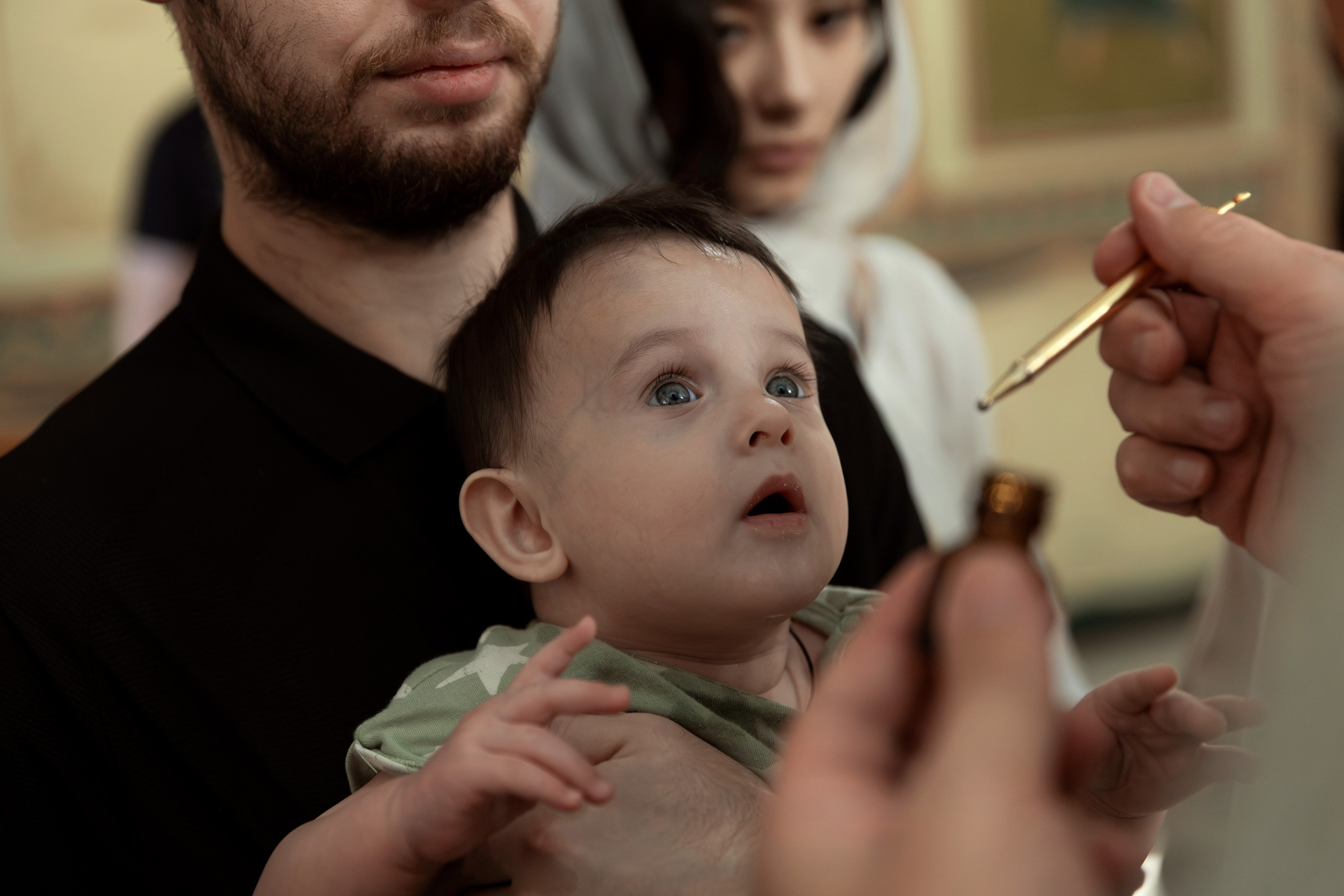 Крещение Матвея. ТОП Фотограф на Крещение и Венчание Железногорск Алексей Мещеряков