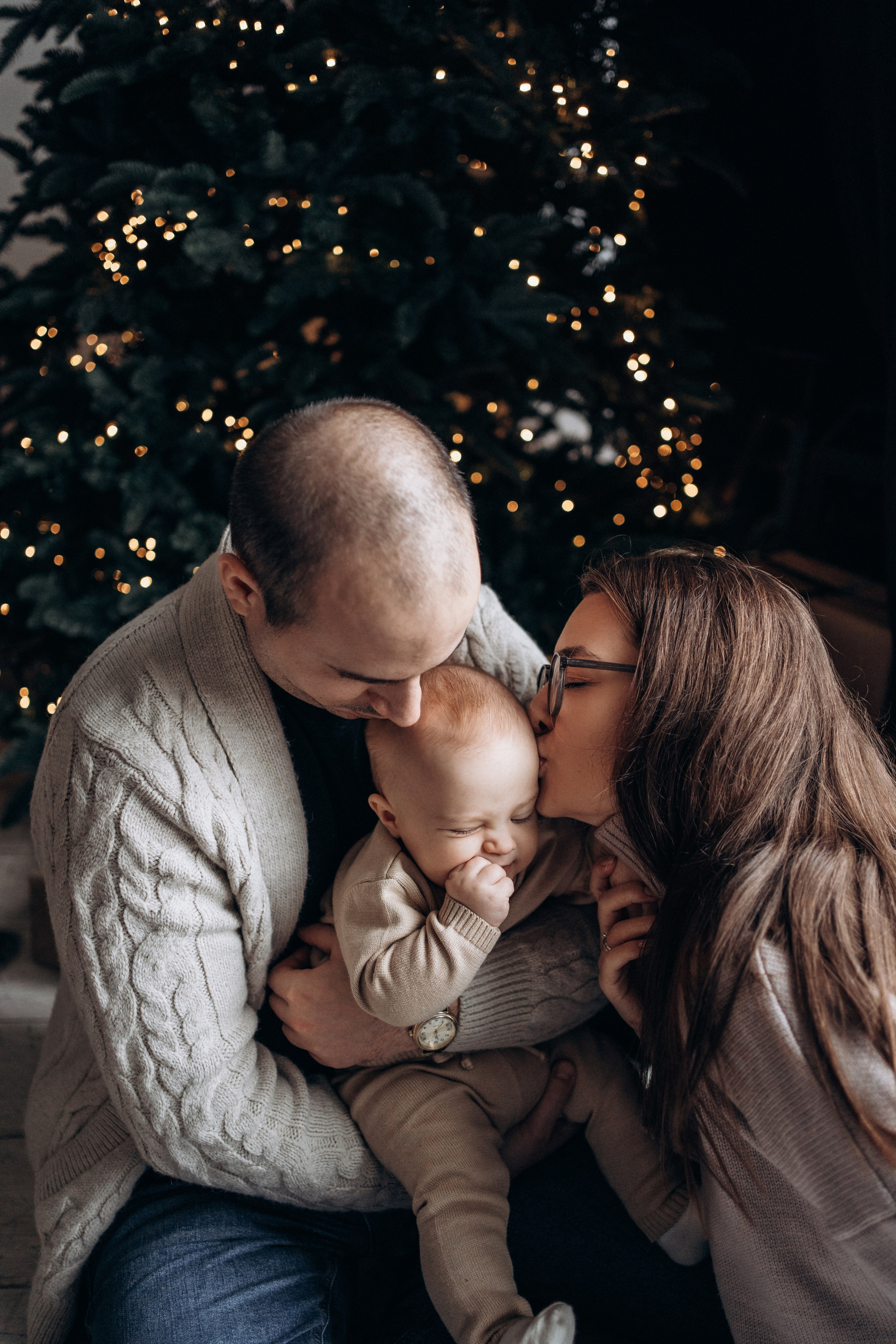 Рождественская история. Фотограф новорожденных и малышей до года в Москве Анастасия Соколова