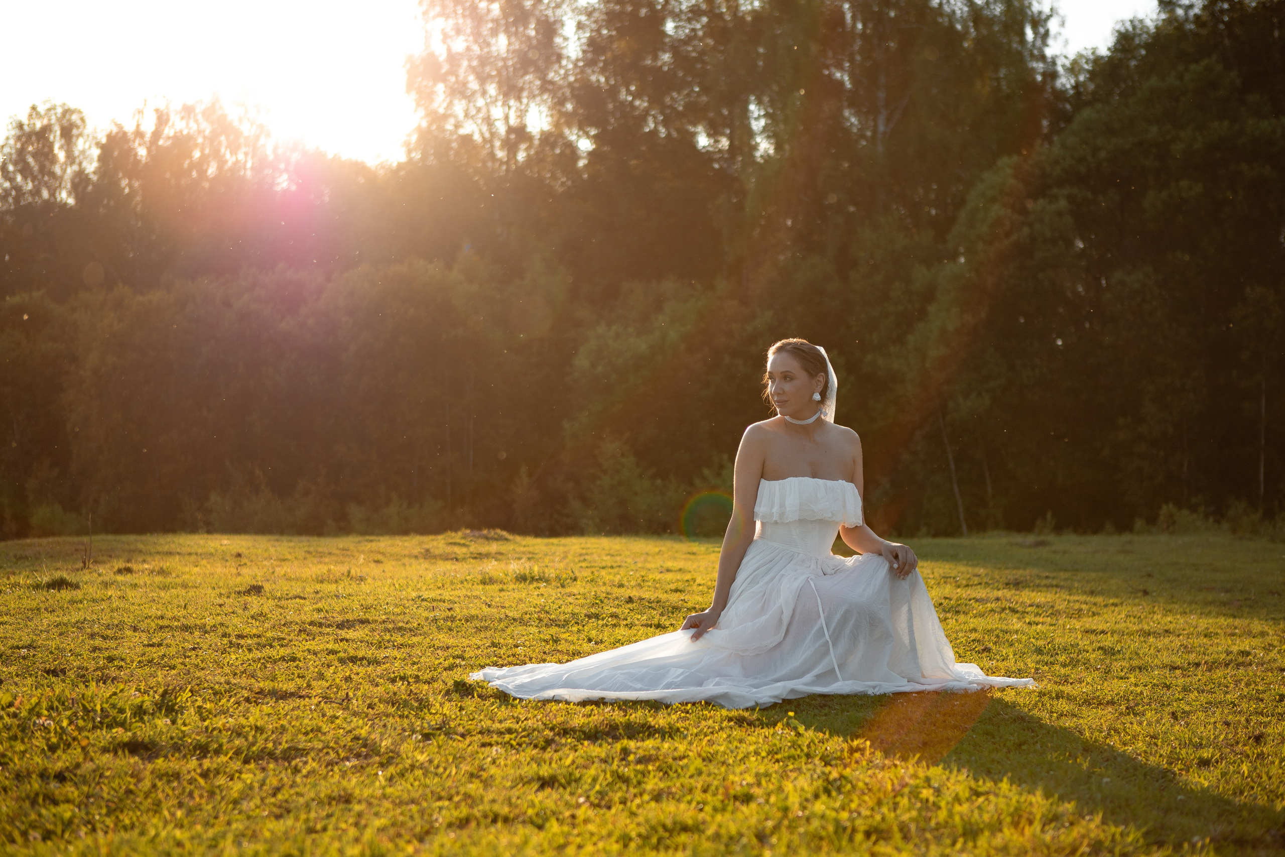 Необычная свадебная фотосессия в Москве с лошадьми