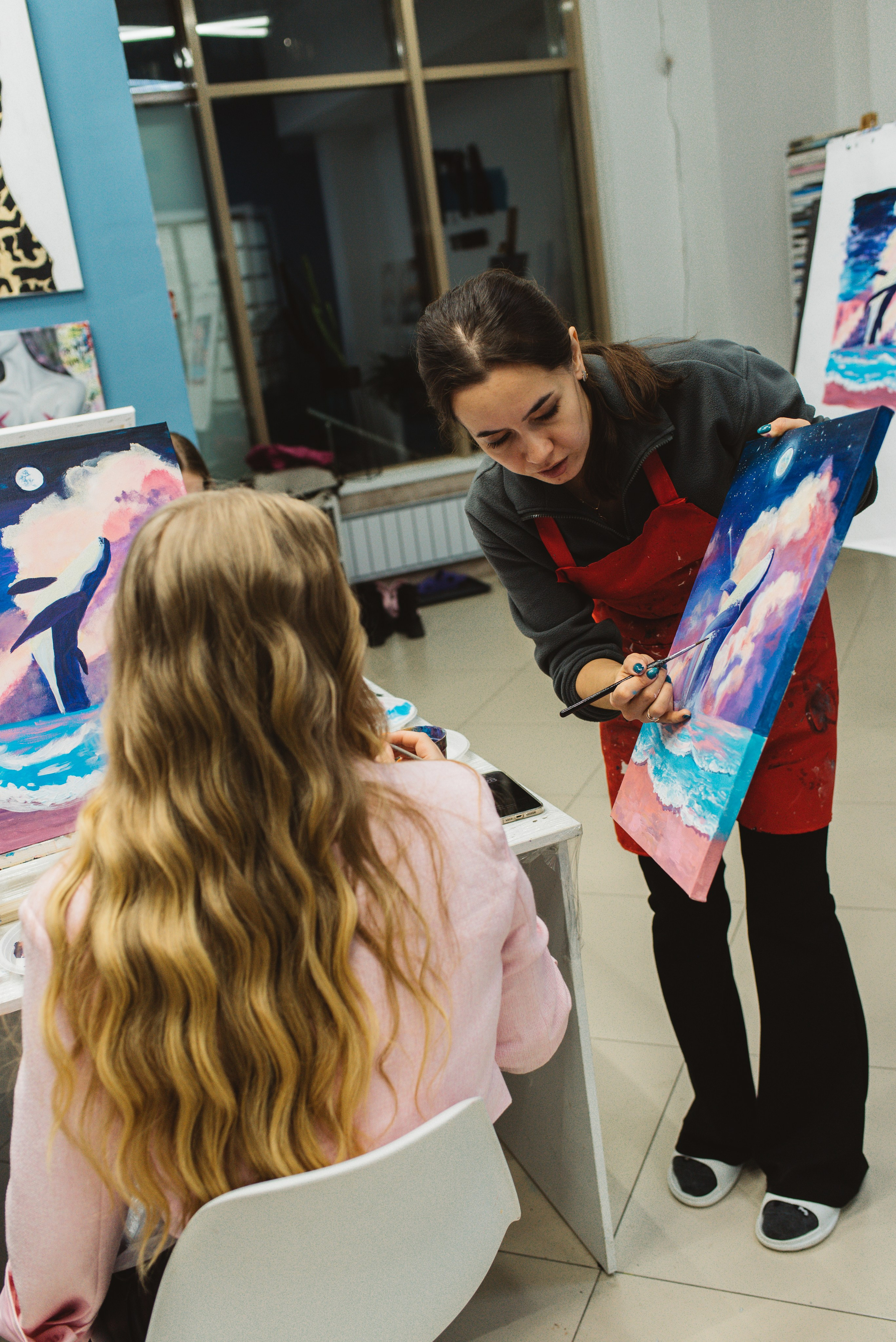 Арт-вечеринка у Екатерины. Сайт портфолио