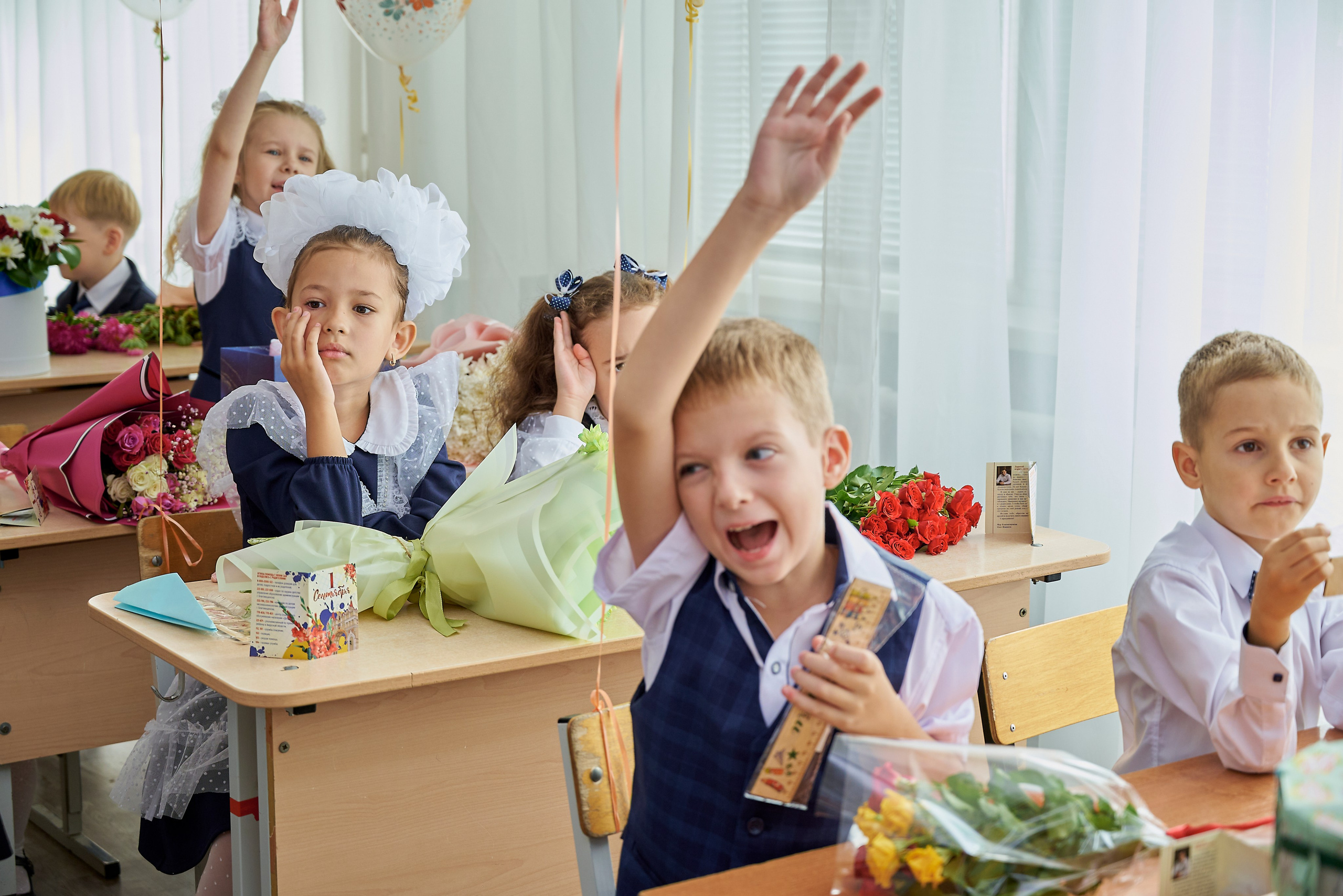 Первый раз в 1-й класс. Фотостудия «Юла»